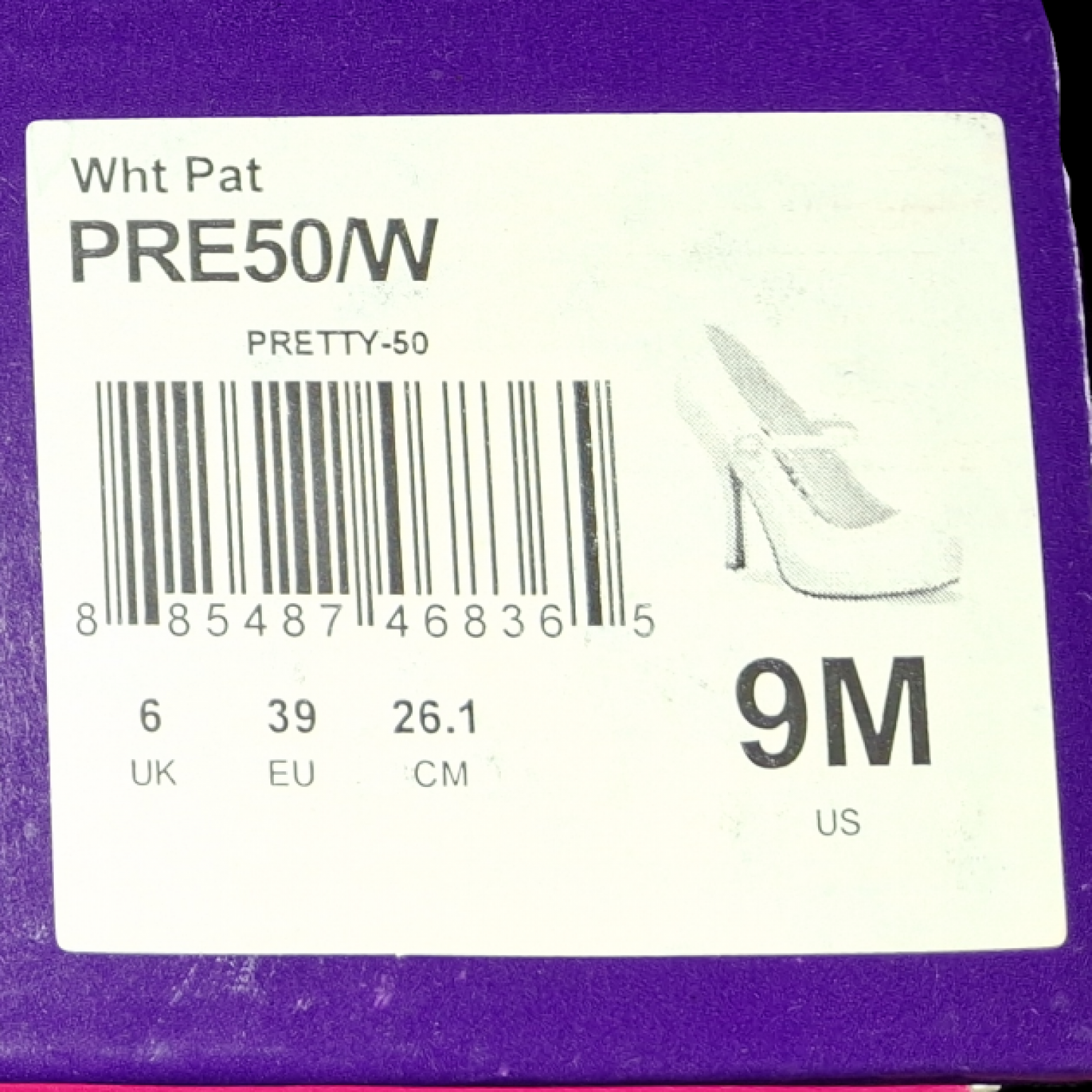 Funtaisma  White Pat Shoe