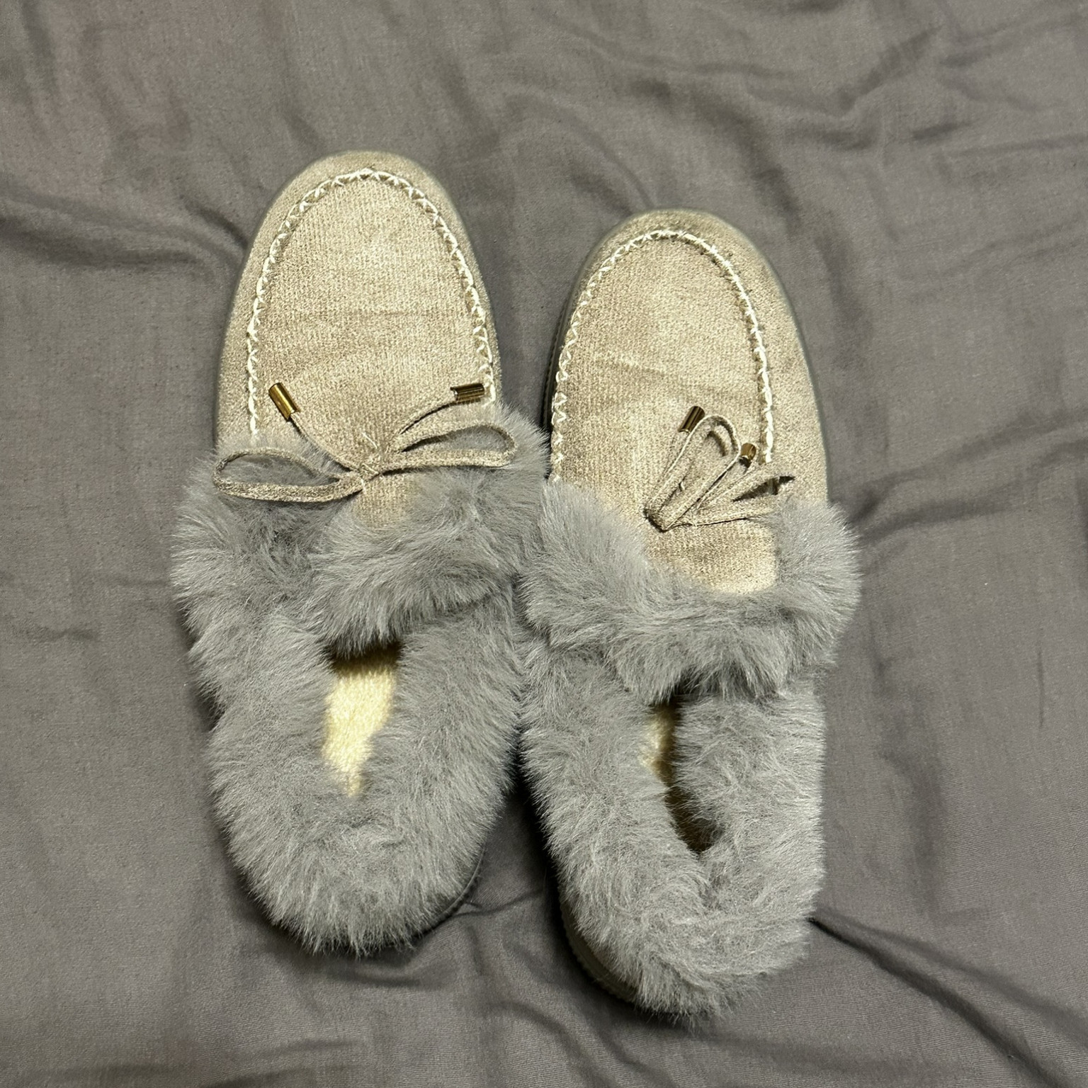 Fuzzy slippers