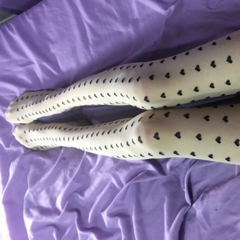 My Pantyhose With Hearts