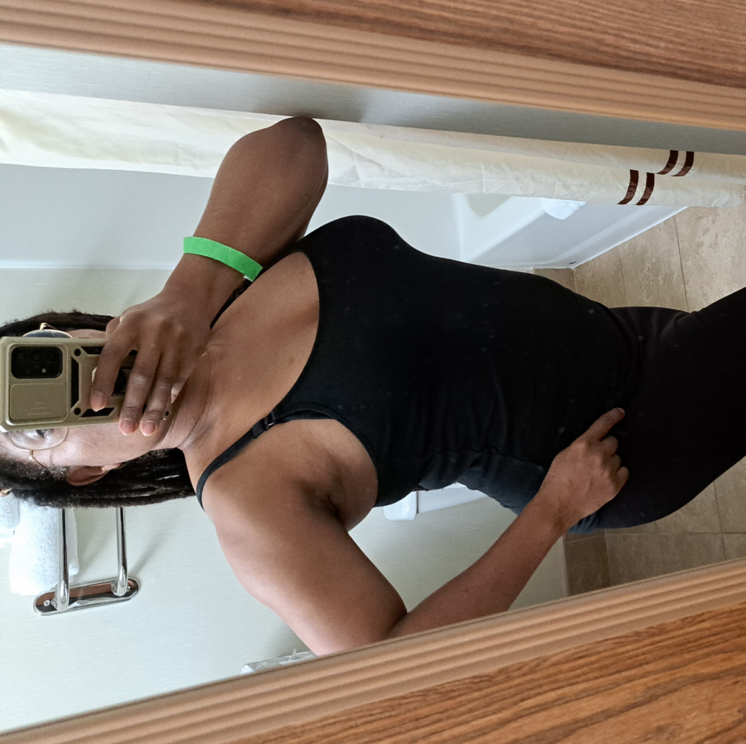 Black Nursing Cami