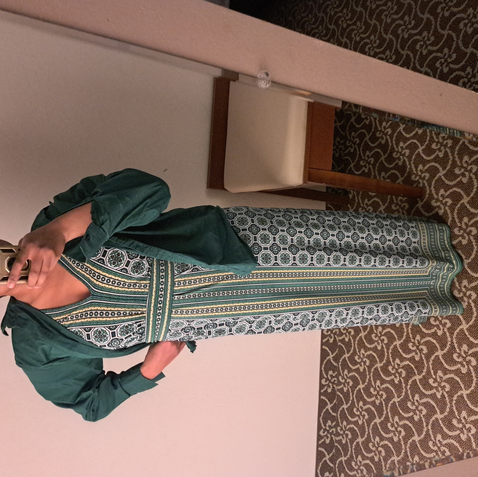 Green Max Azaria Dress