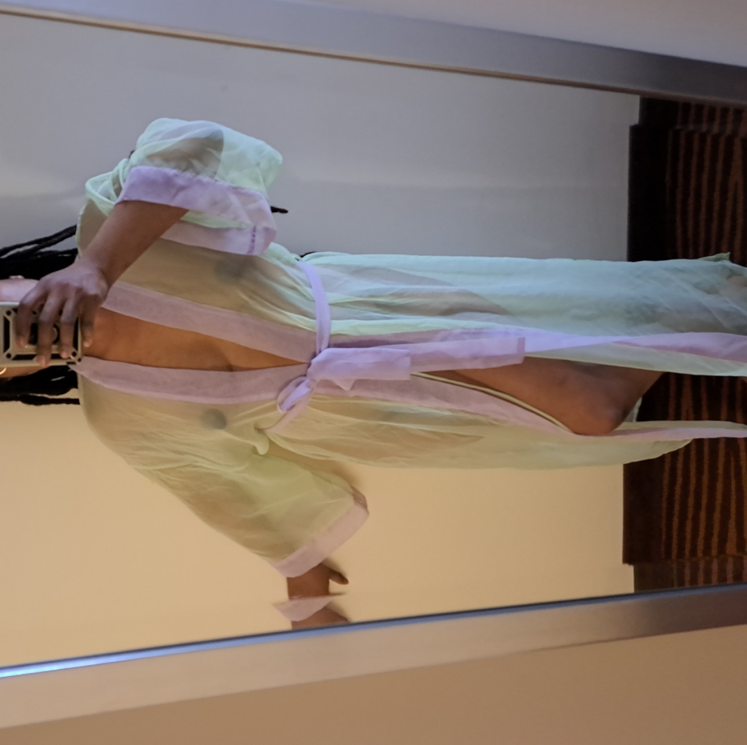 Sexy sheer Victoria Secret robe