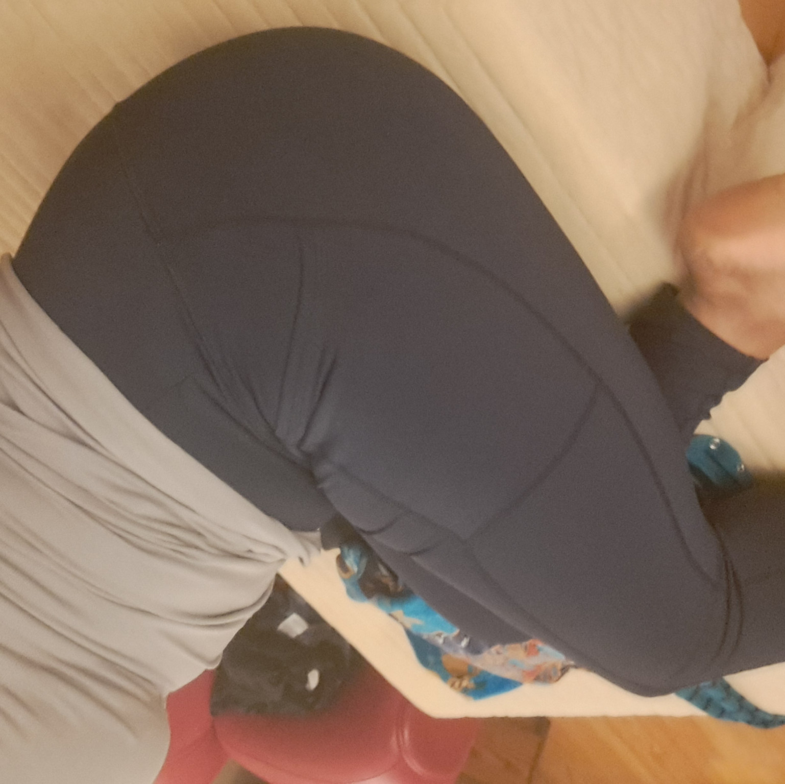 Navy Blue Reebocks Leggings