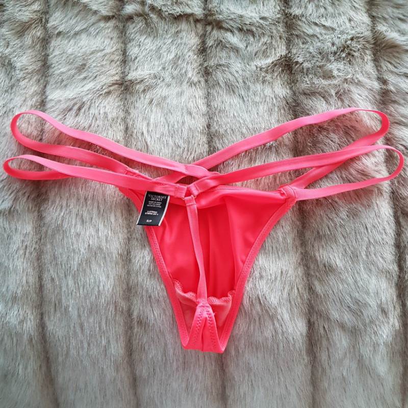 Victorias Secret Satin Orange GString