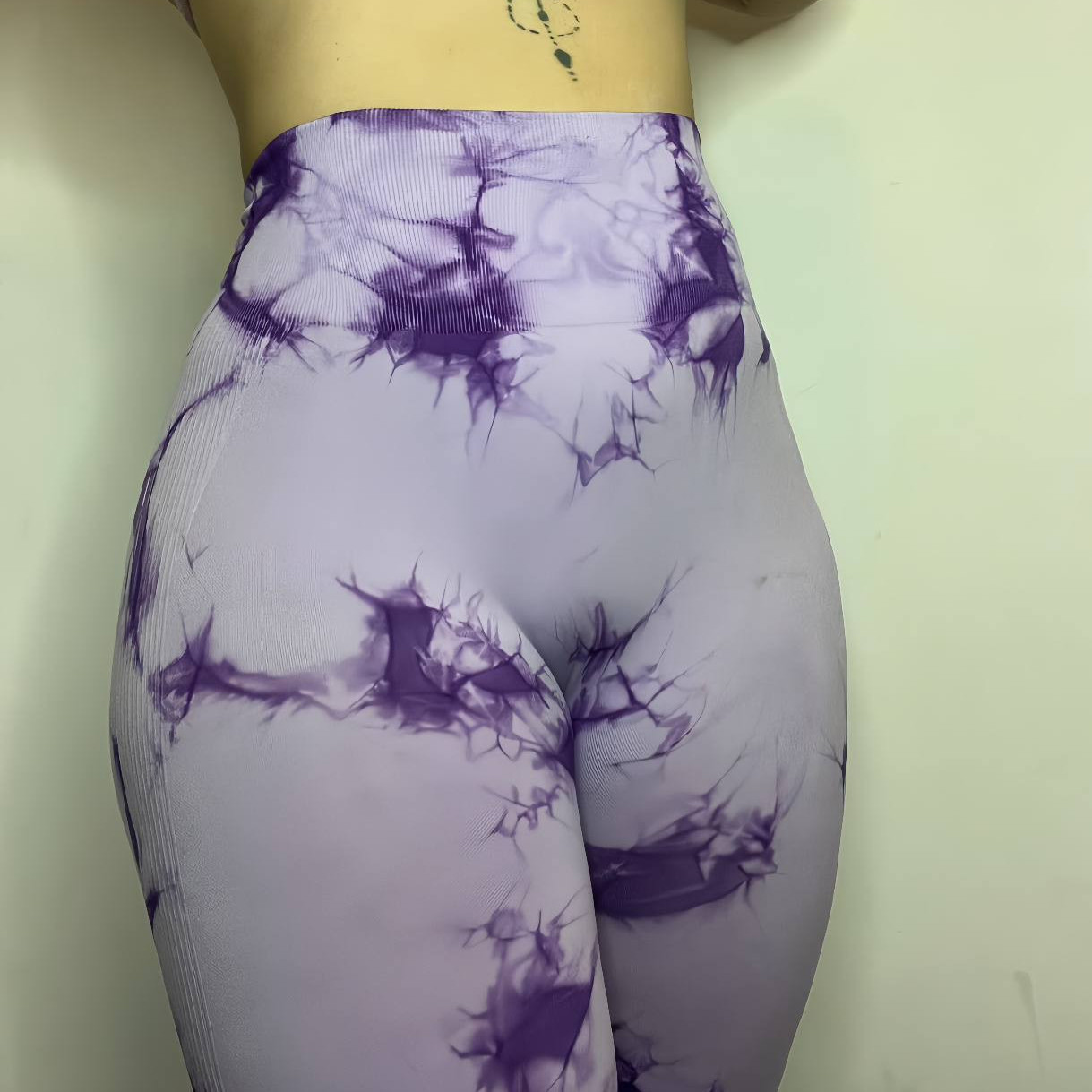 Purple TieDye Leggings