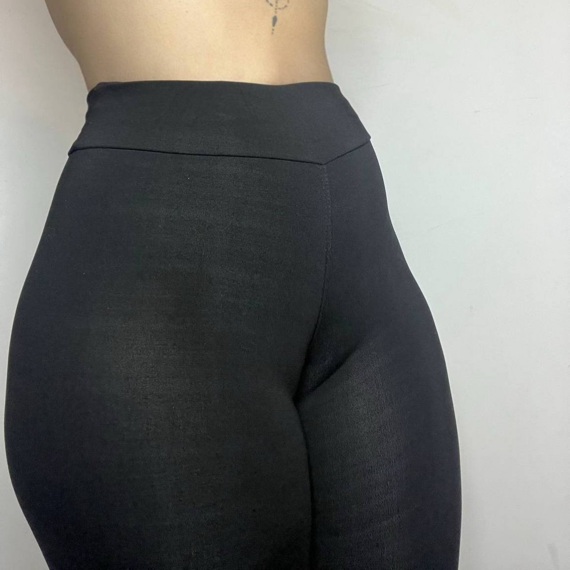 SoftBlack Sheer Leggings