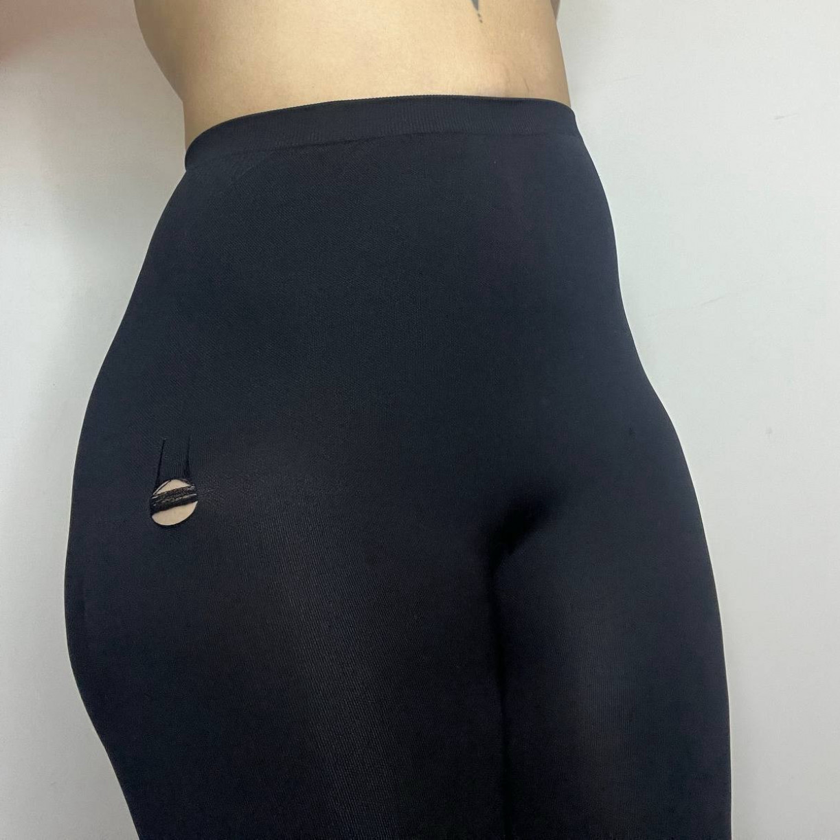 SoftBlack Sheer Leggings