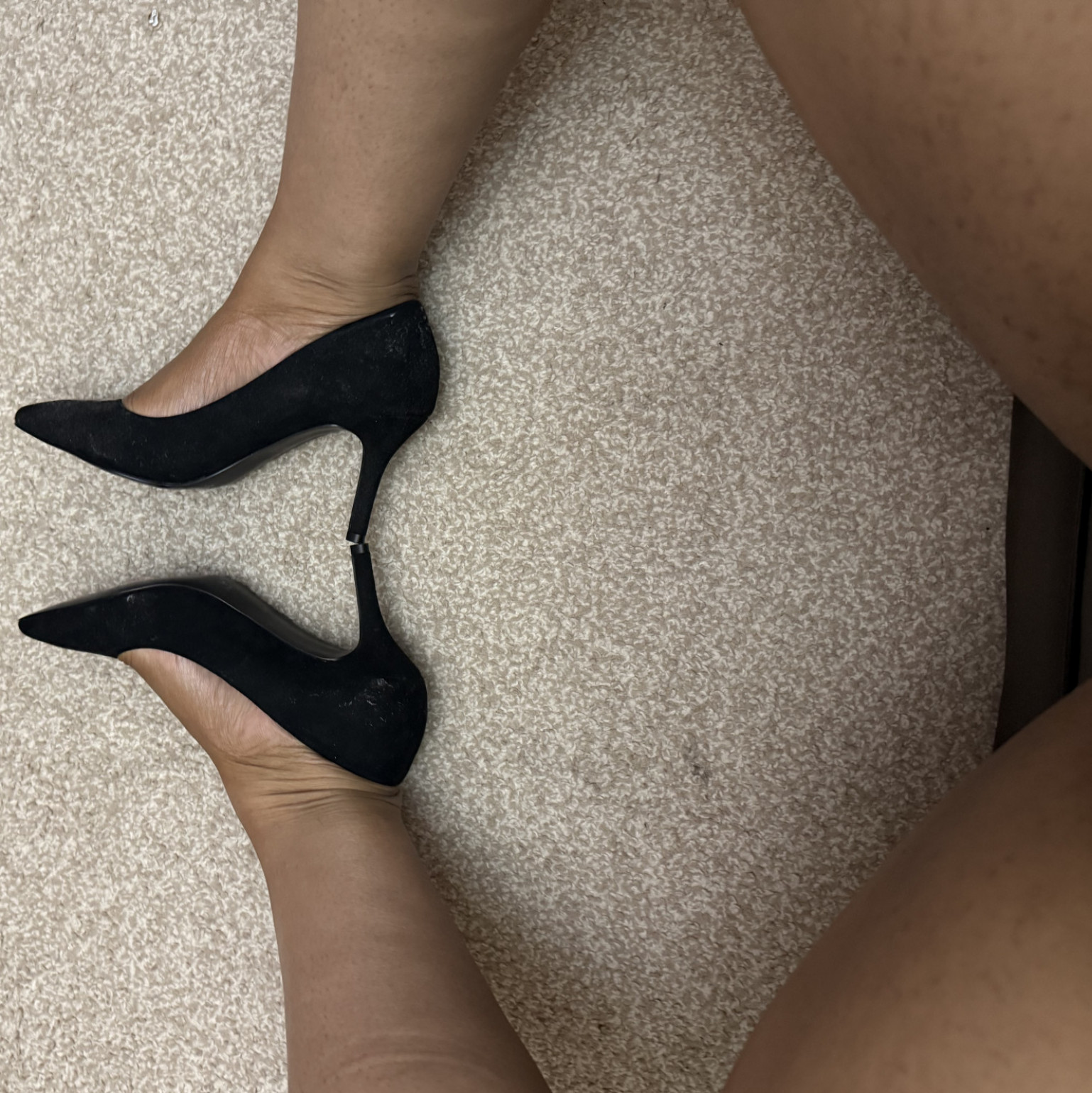Sexy time velvet heels!