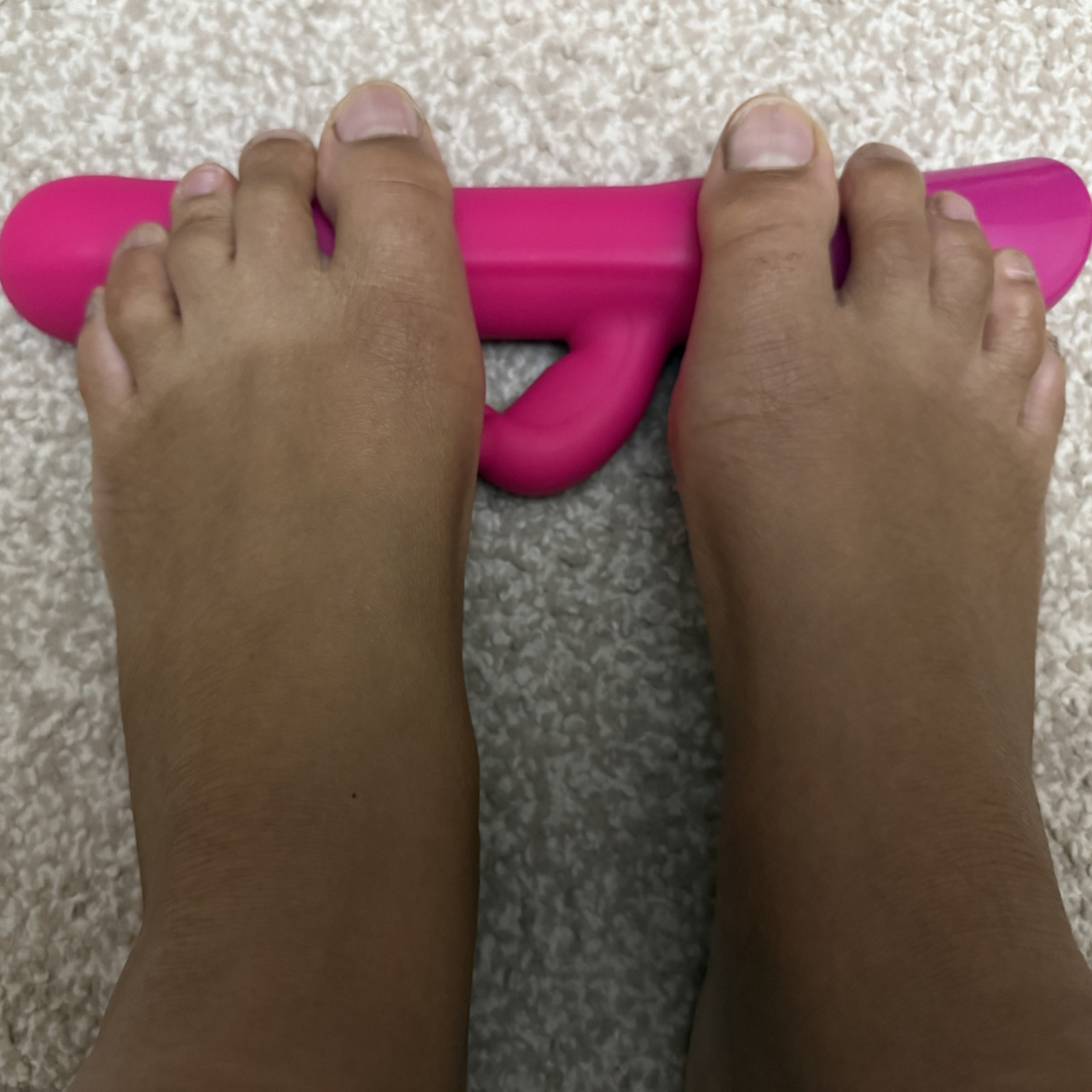 Dildo footsie fun!