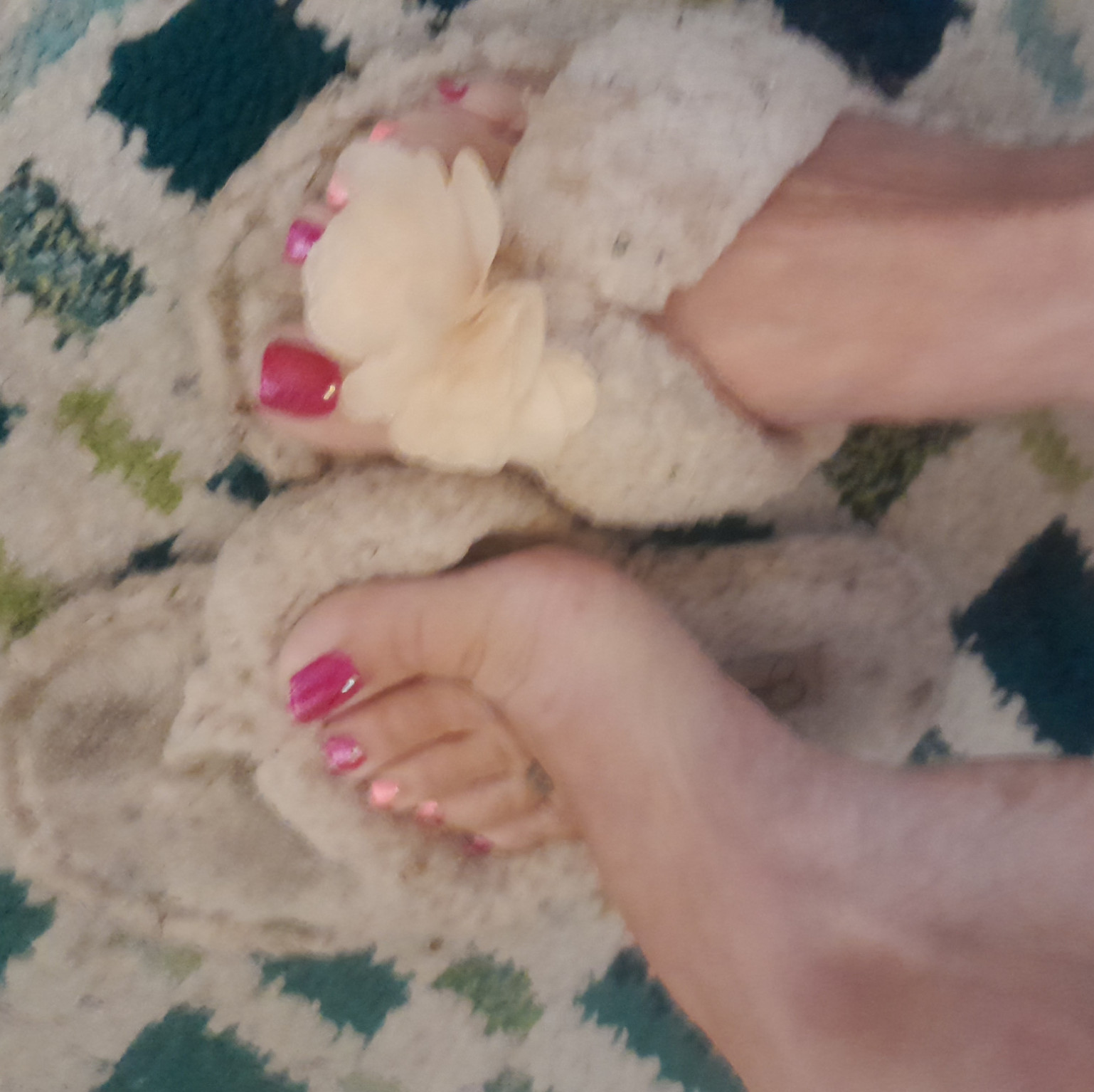 Smelly worn out Slippers