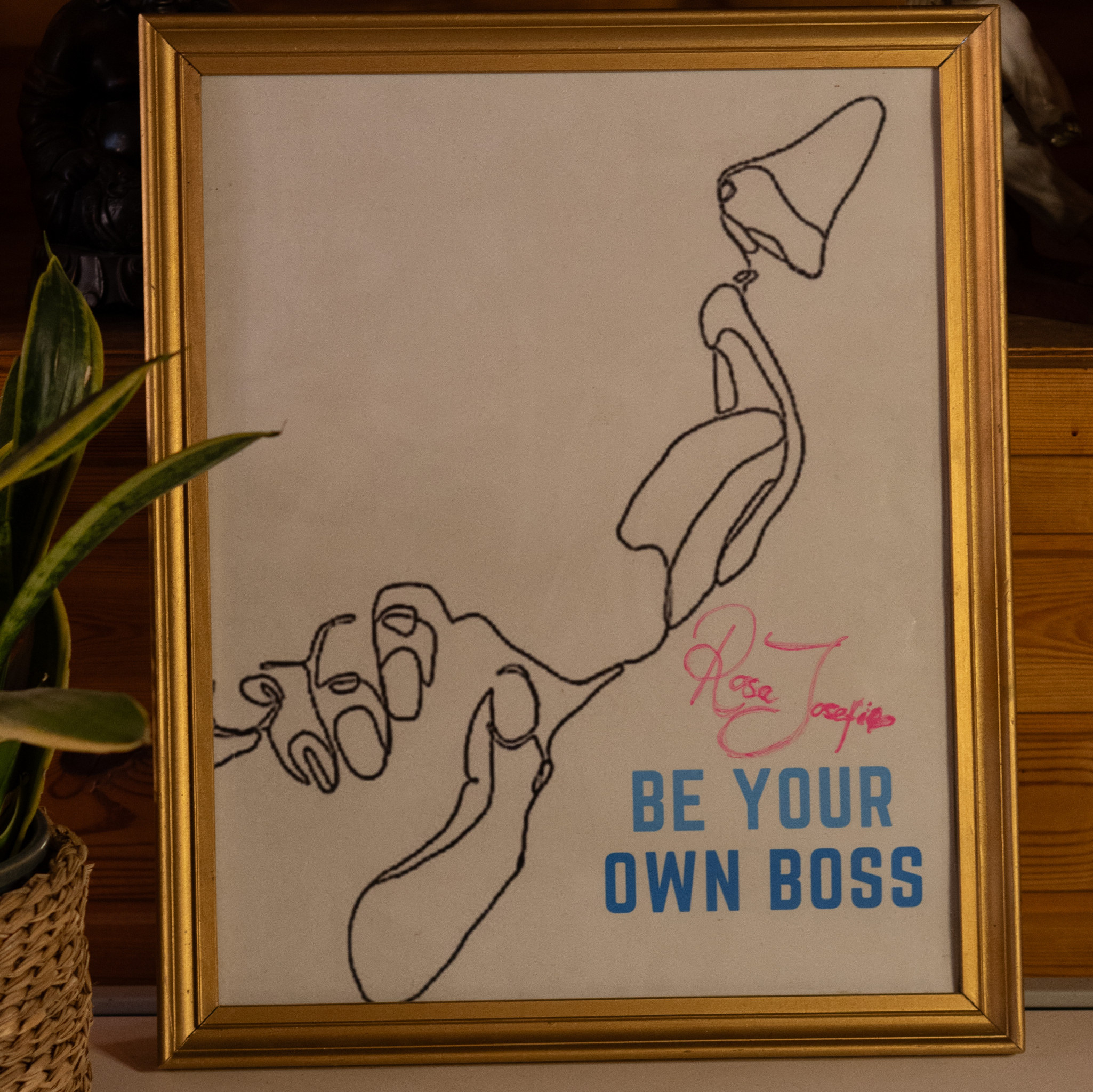 Be Your Own Boss Signed Poster Designed by me