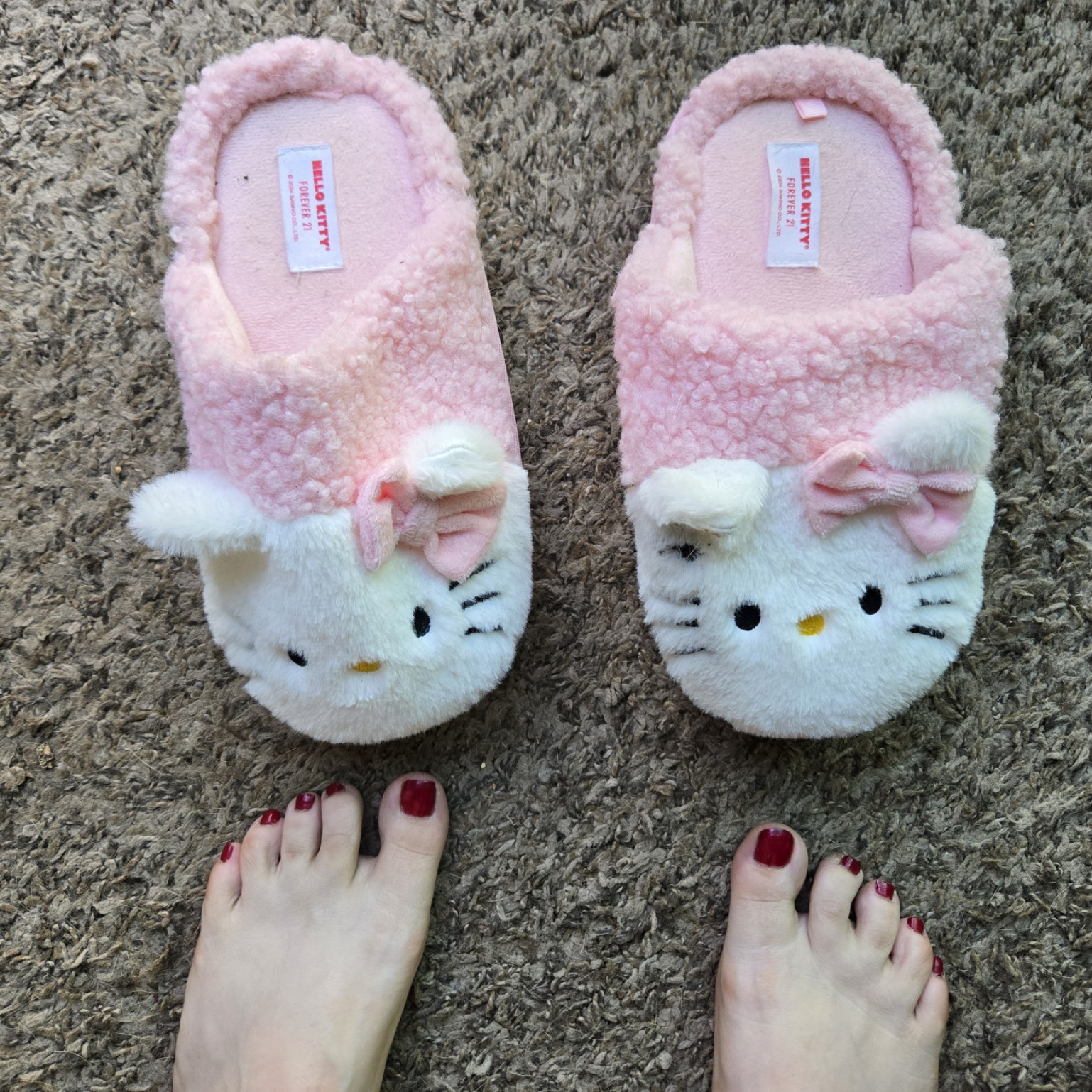 Limited edition Hello Kitty x F21 Slippers
