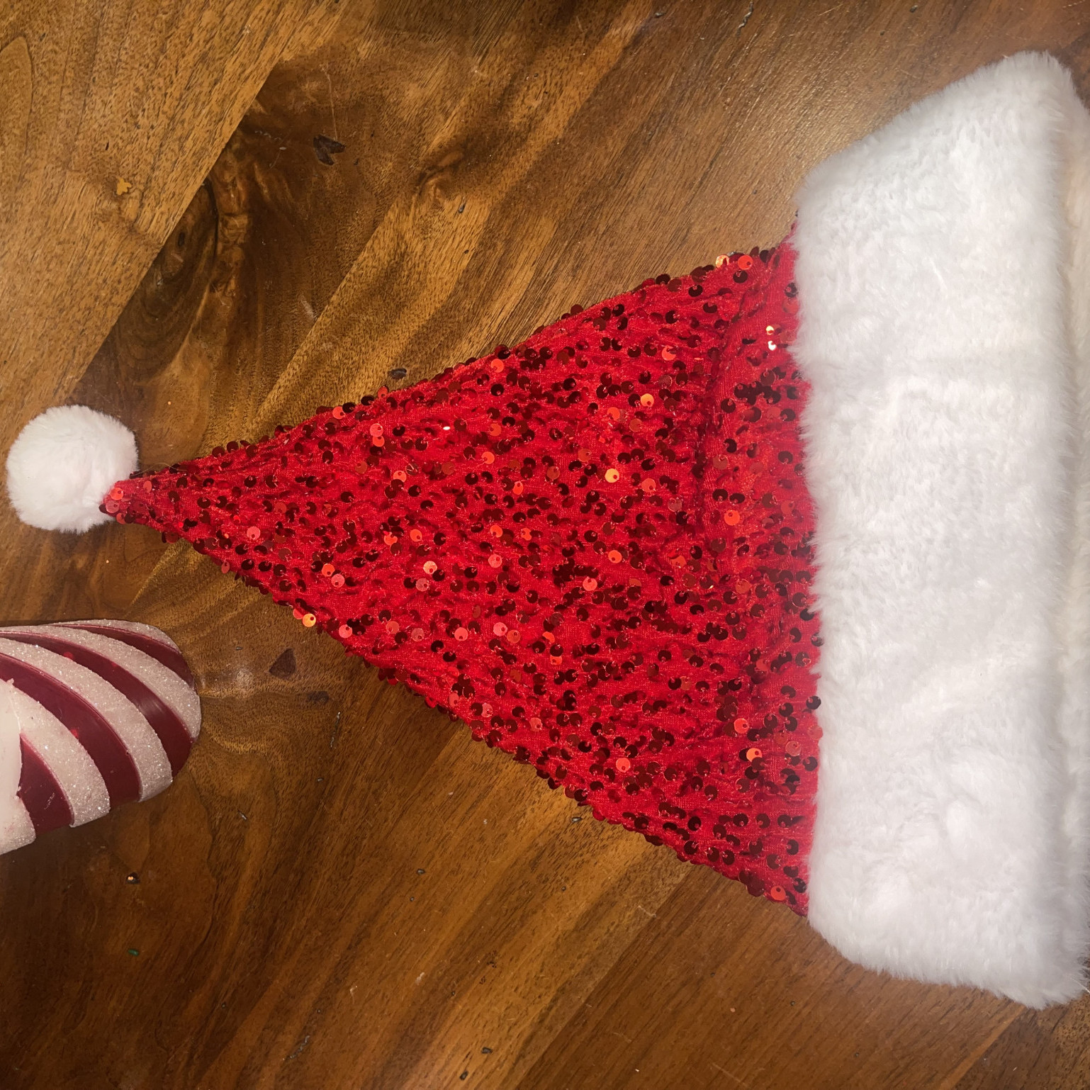 Sequin Santa Hat