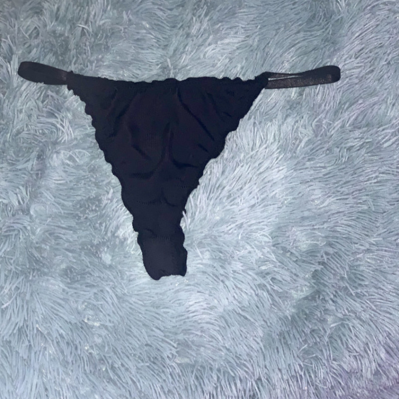 Squirt soaked worn thong