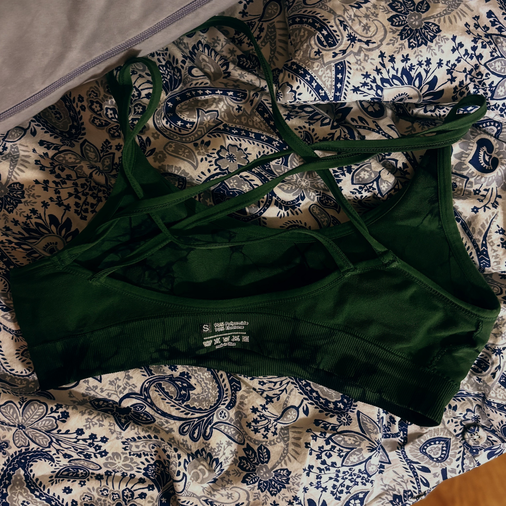 Emerald green GYM top