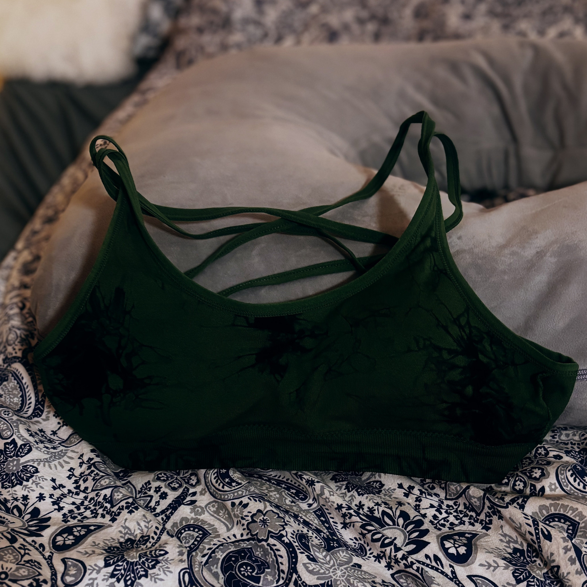 Emerald green GYM top