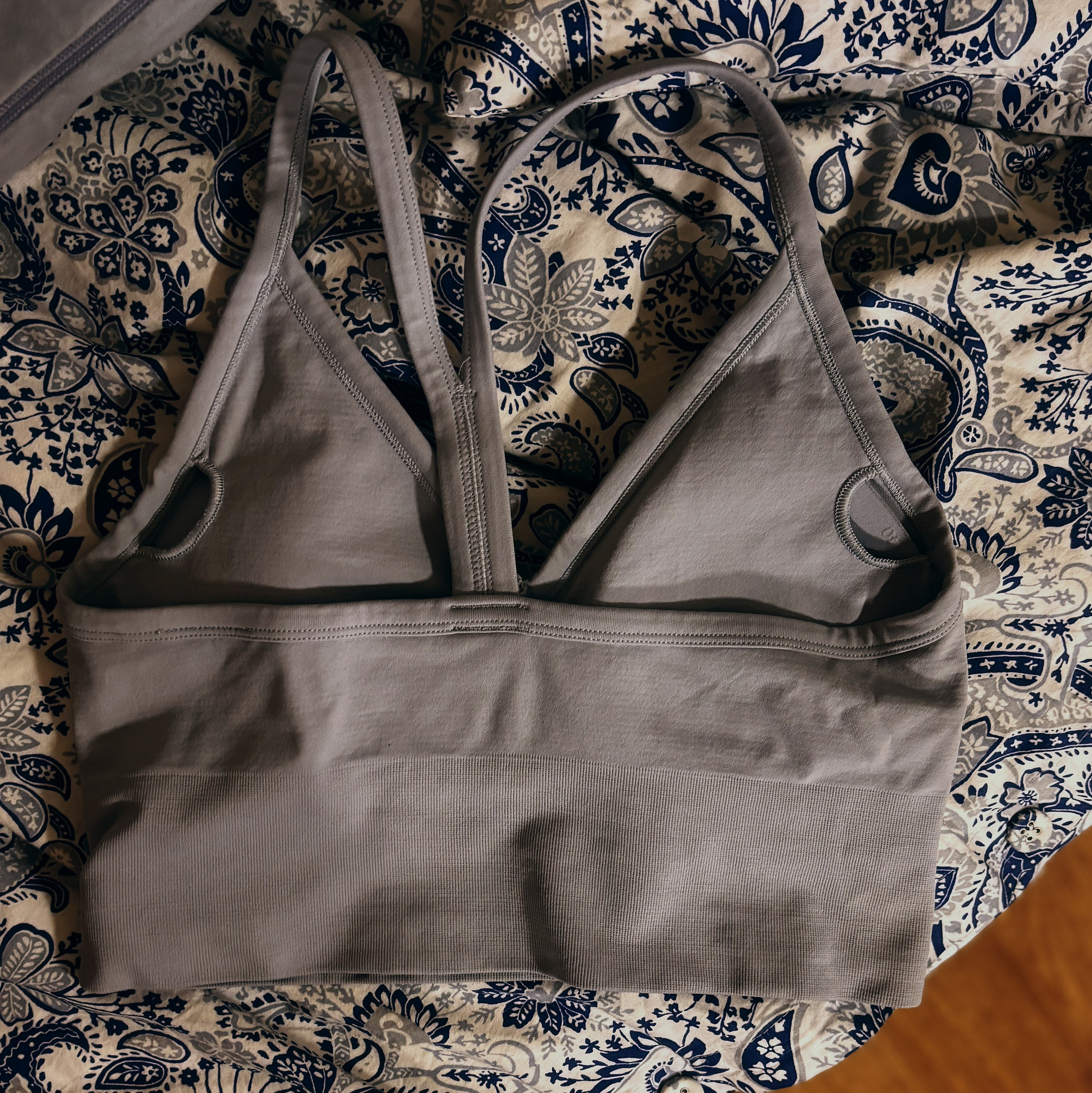 Smoky blue GYM top