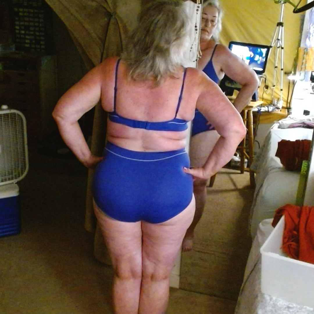 Hanes Bra and Boyshort in Purple