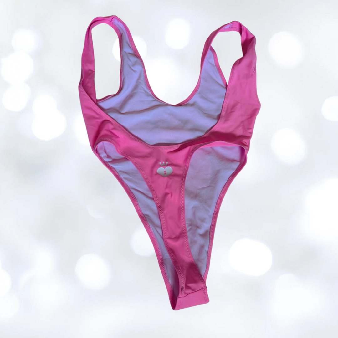Pink Manyvids Thong Bodysuit