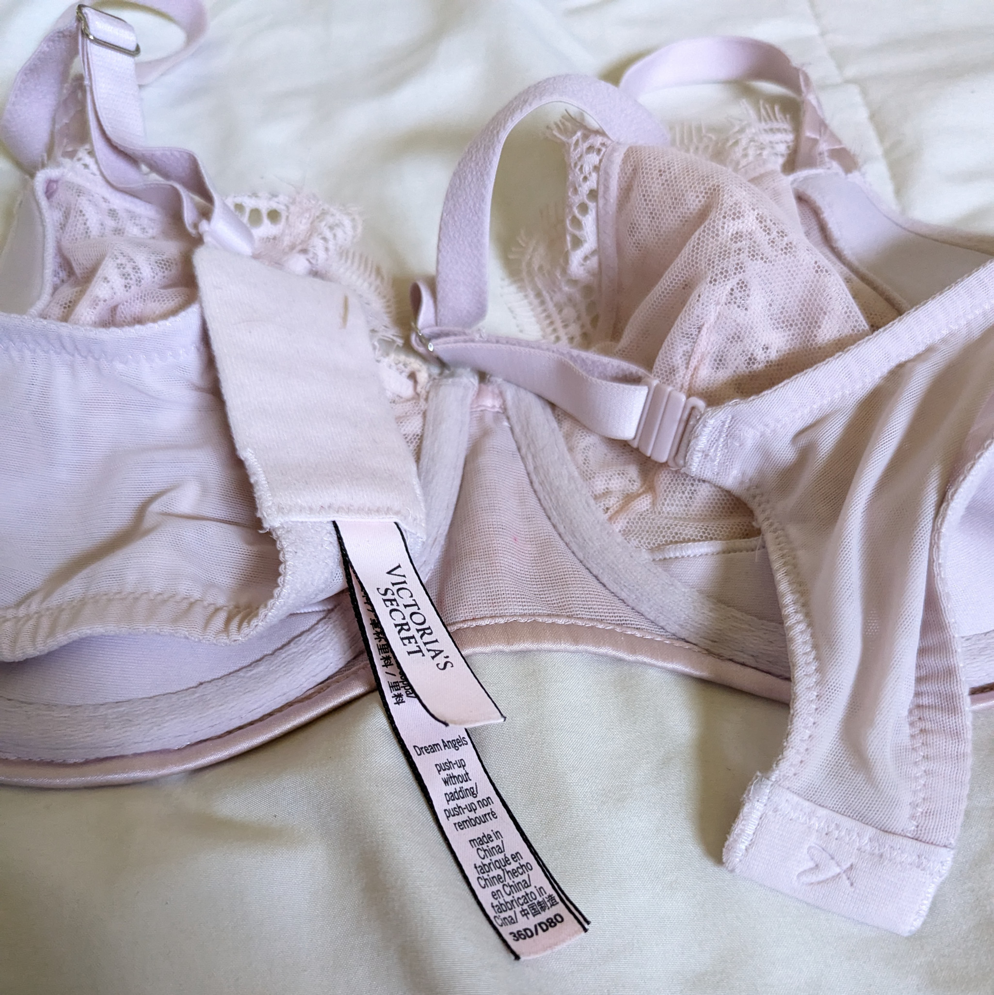 Pink Sequin Victorias Secret Bra