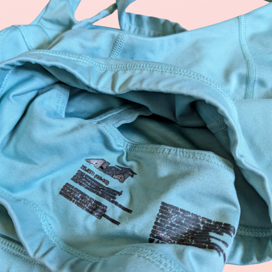Well Worn Blue Sports Bra  From My Personal Collection