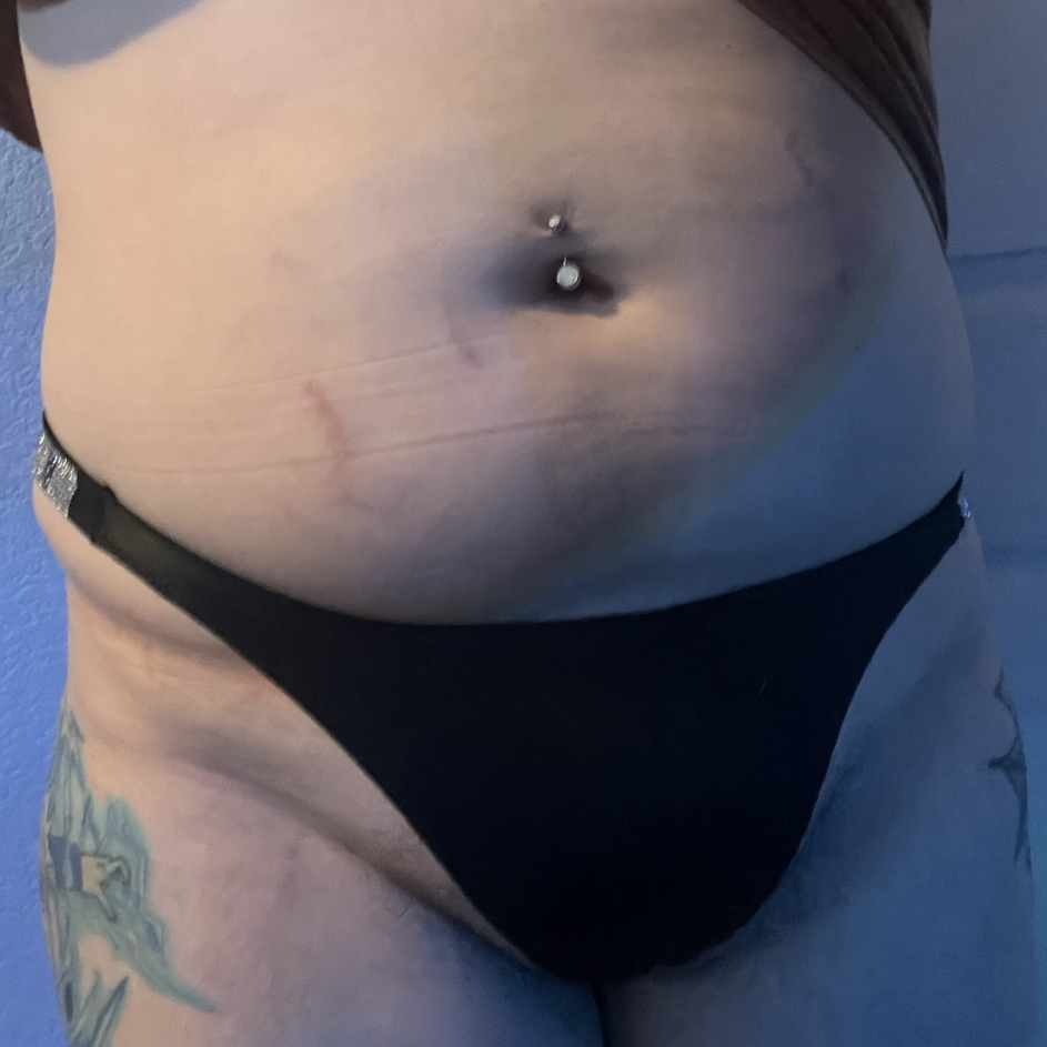 Large black shine Victoria secrete thong panty