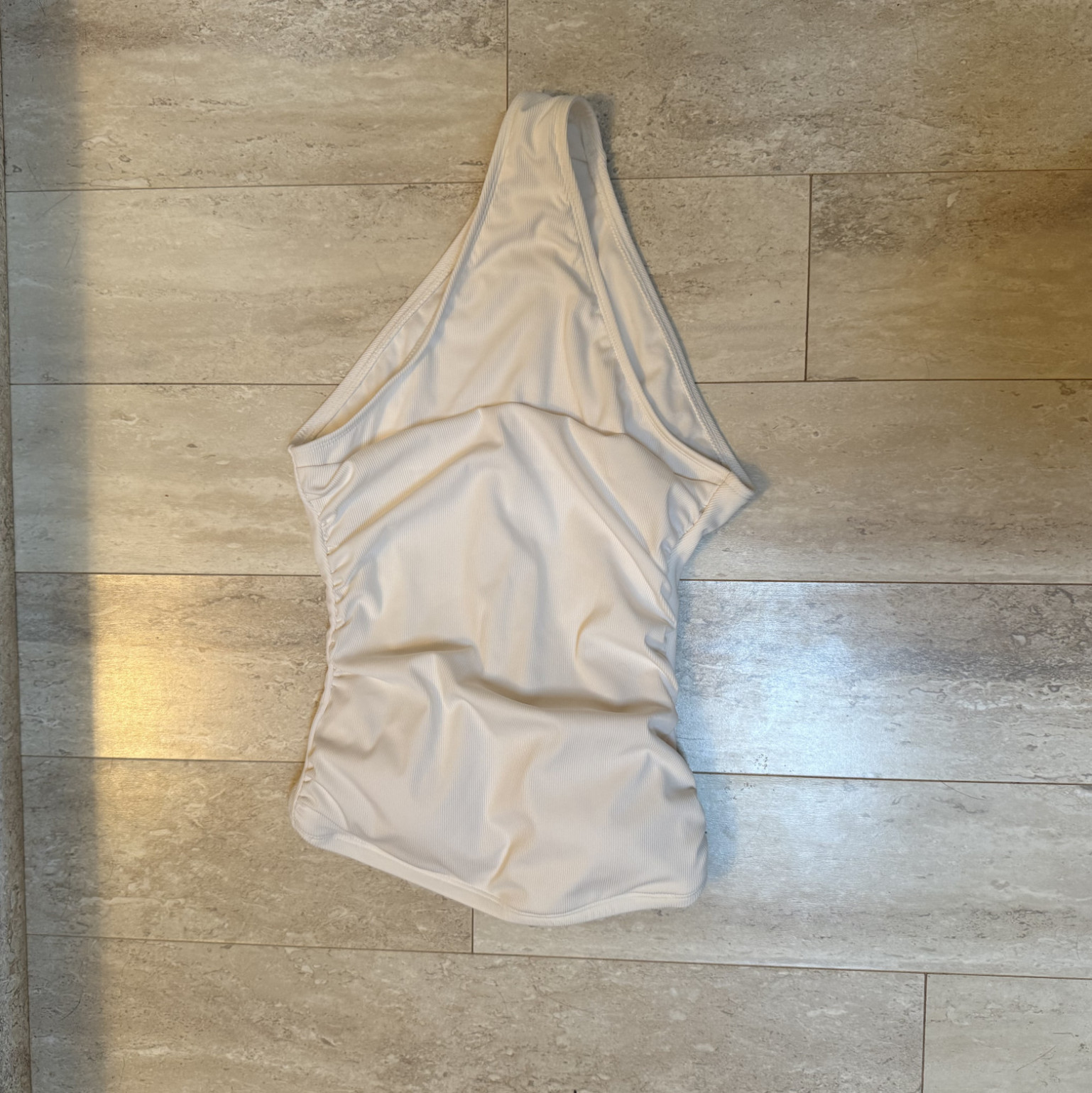 White one piece swim suit