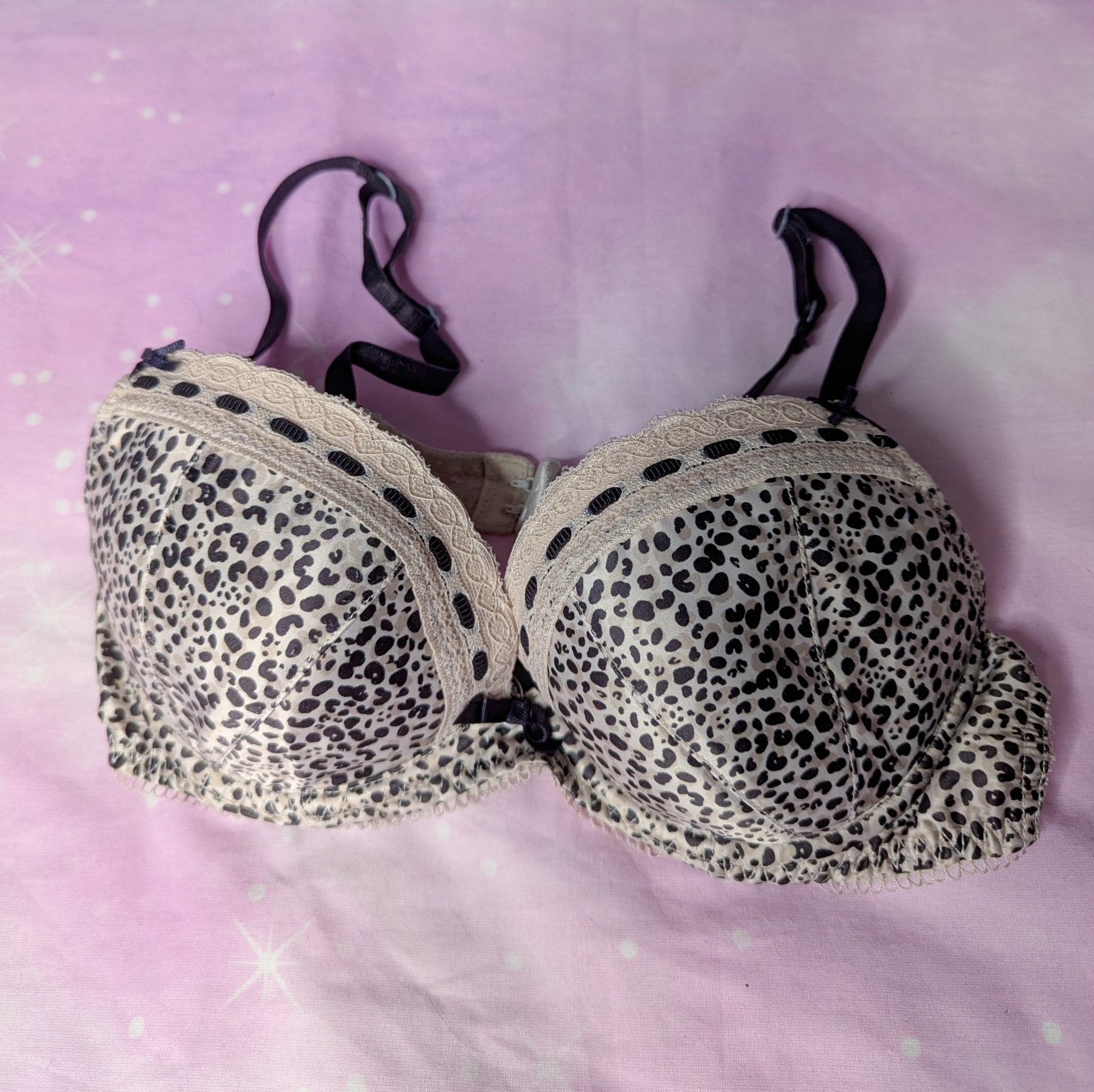 Old Leopard Print Bra