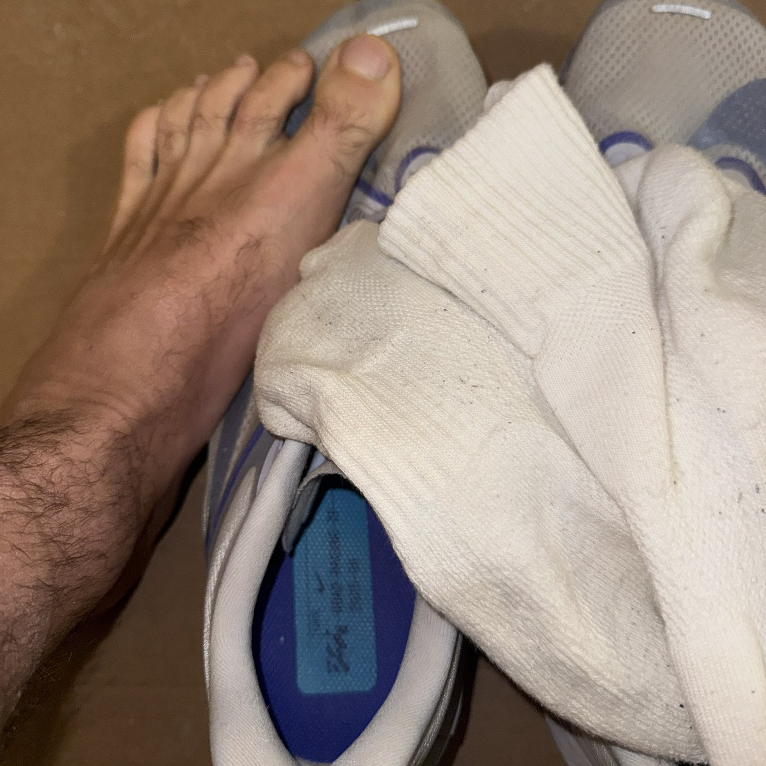 10km Sweated Running Socks Worn Twice