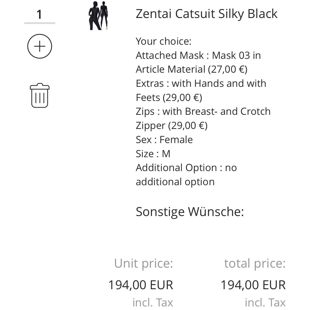 Zentai Suit CUSTOM