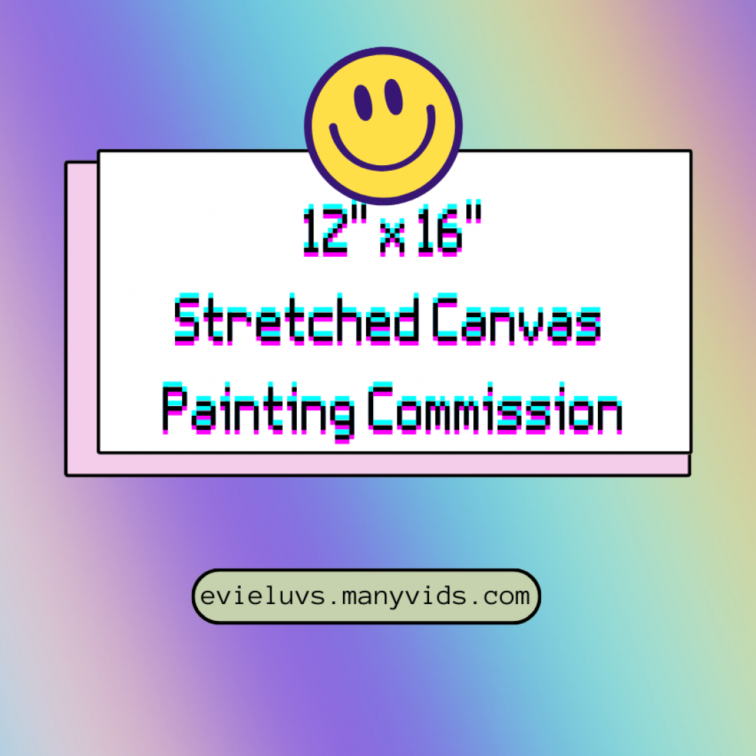 Large Custom Painting on Stretched Canvas