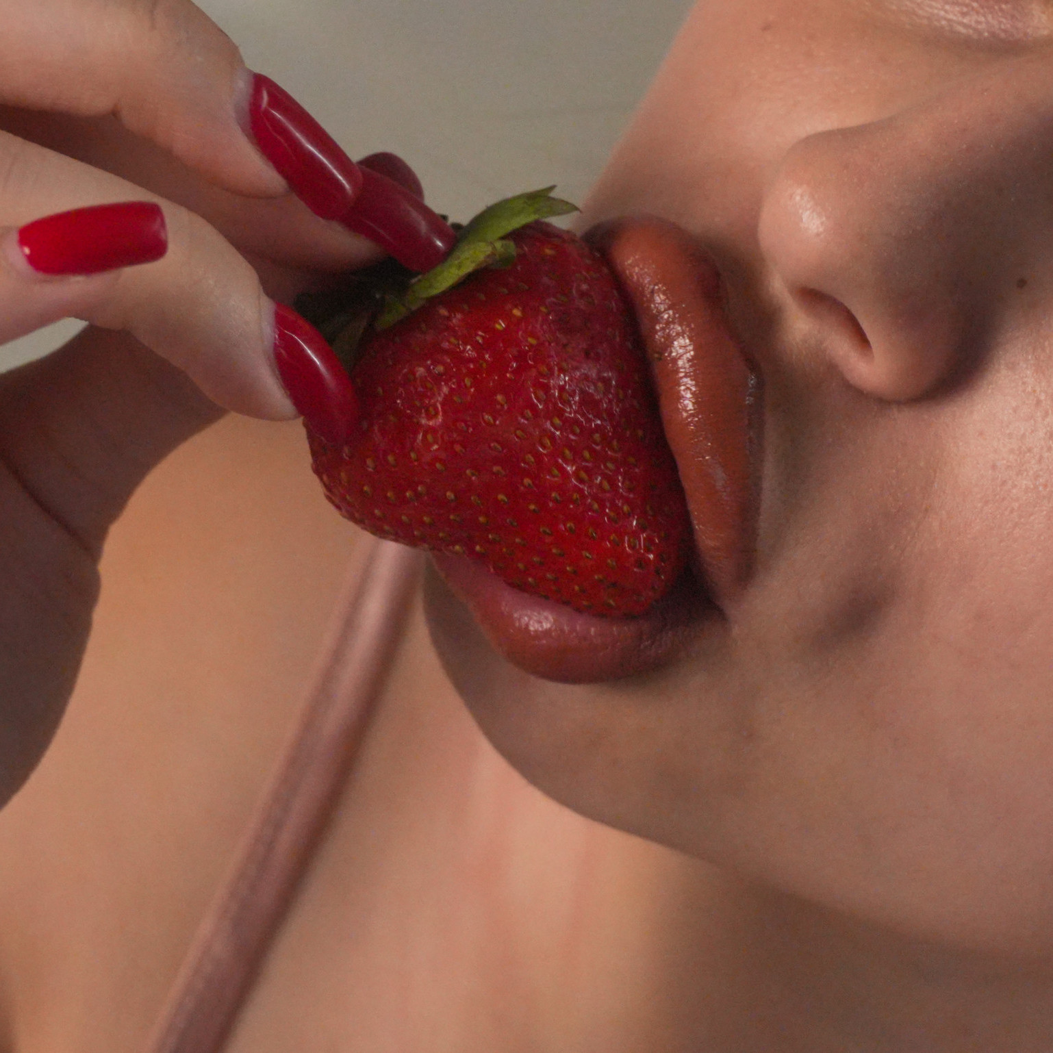A set of 20 best photos withwith strawberries and cherries