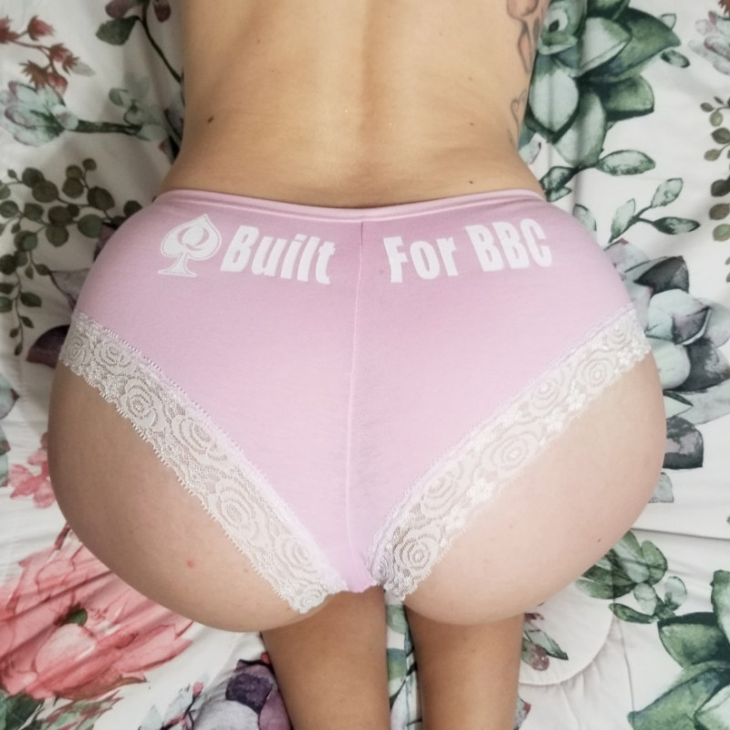 Built for BBC Pink Lace Panty