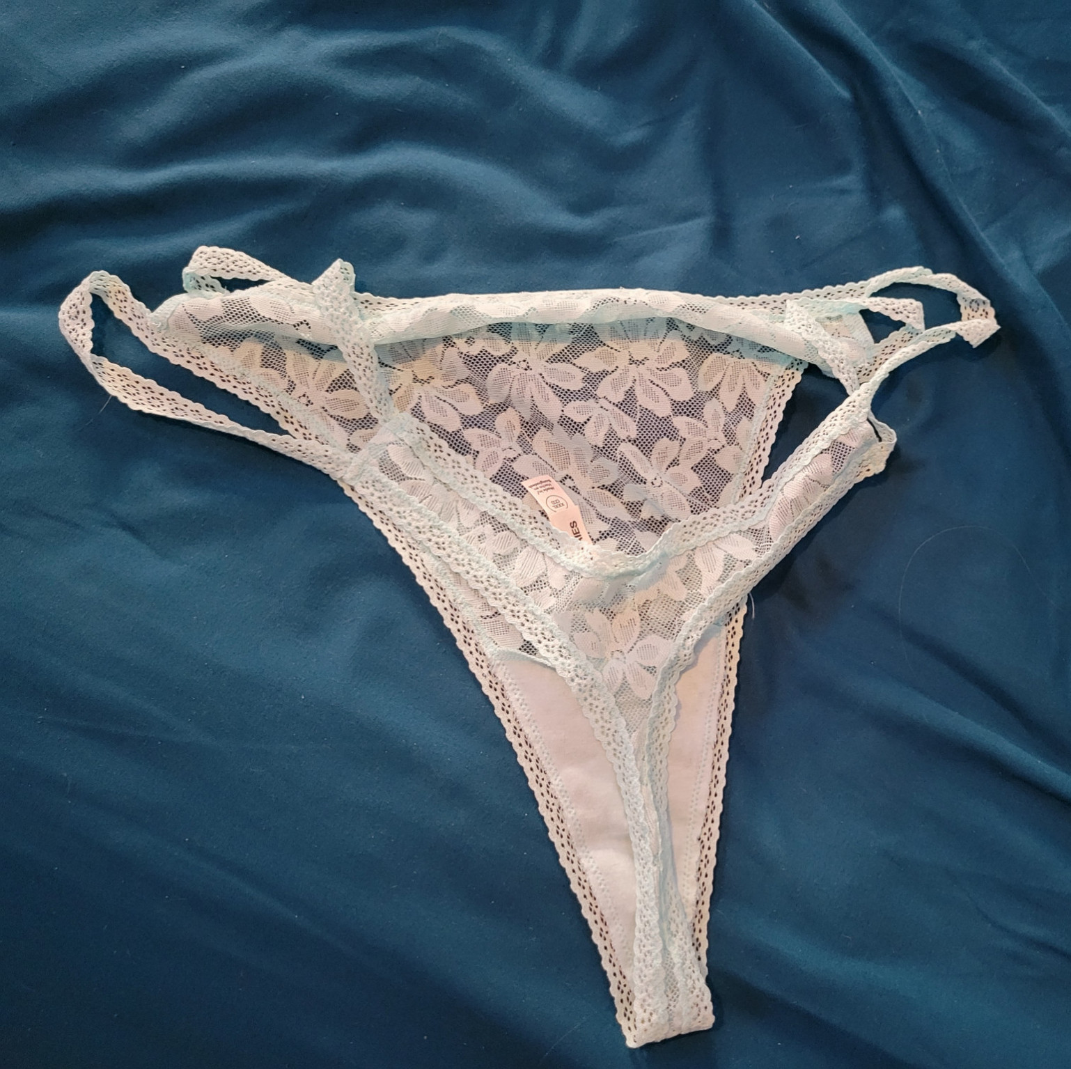 Sexy Blue Lace Panites