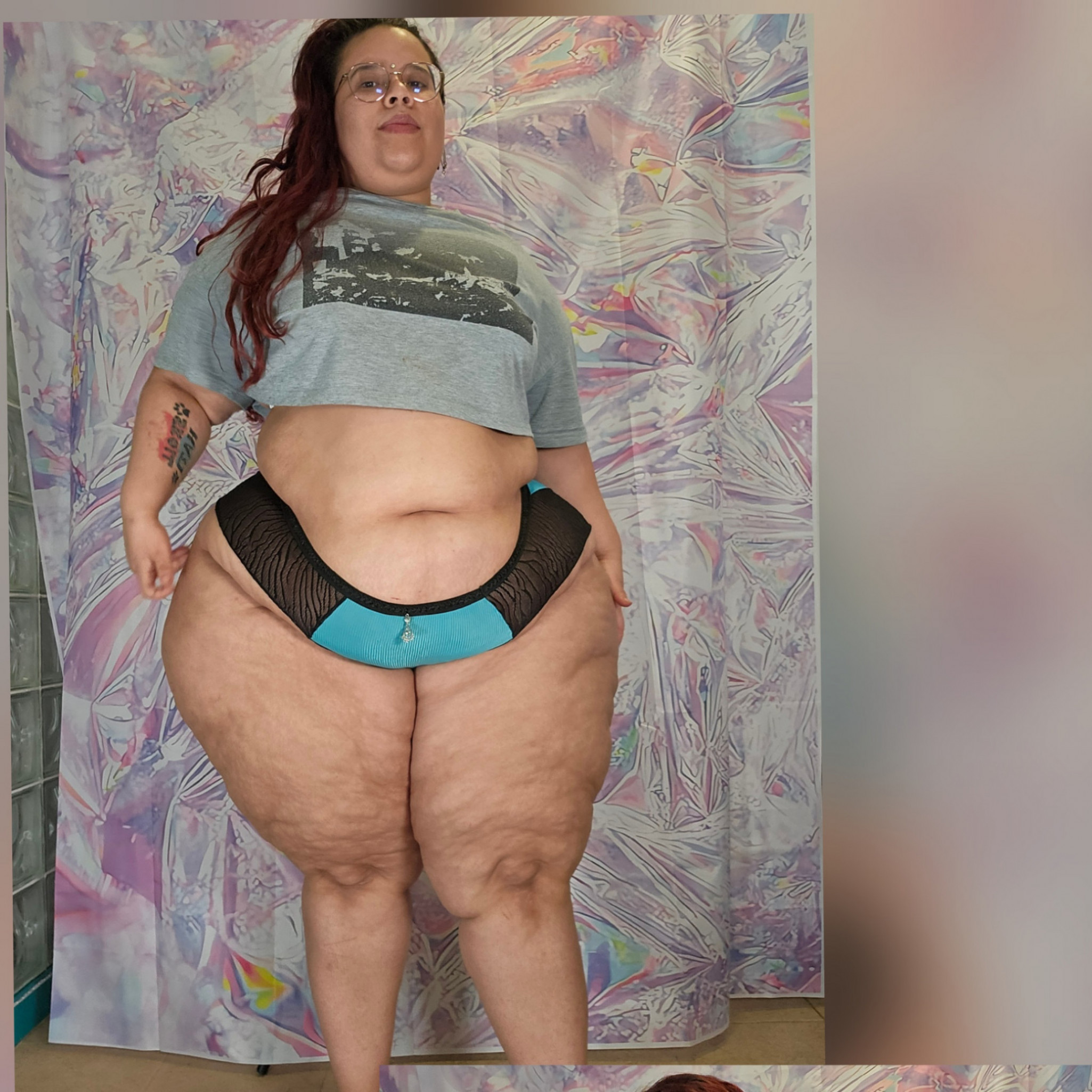 Blue panties