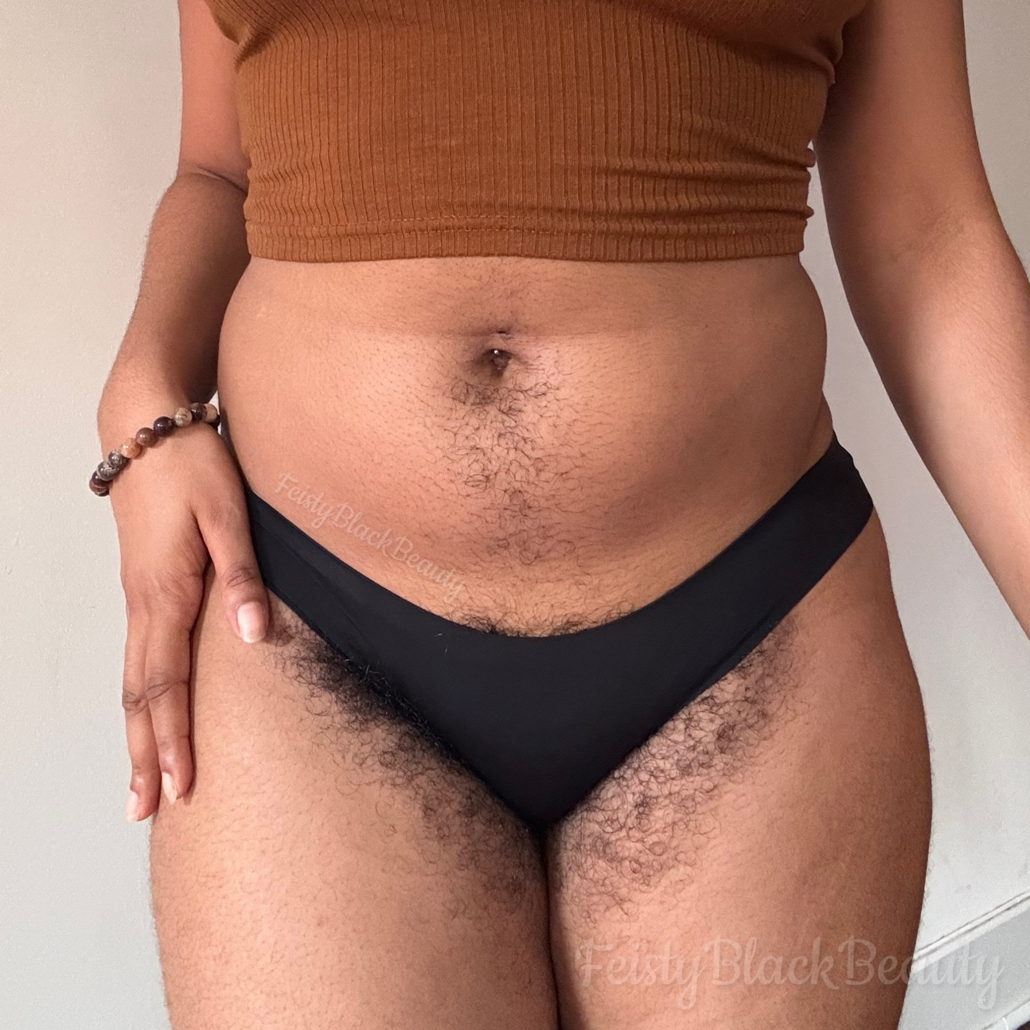 CUSTOM WEAR Black Nylon Cheeky Panties