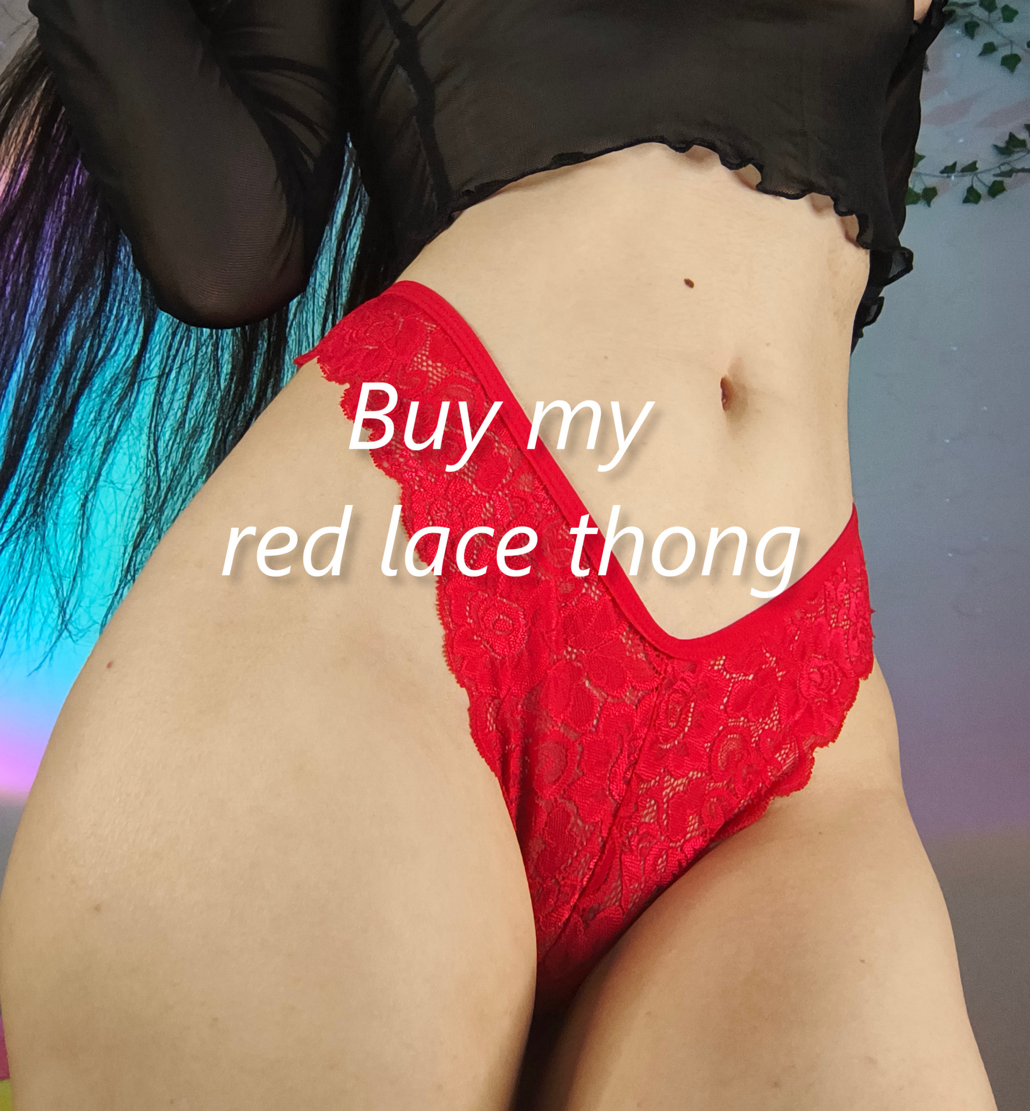 Buy my Red Lace Thong