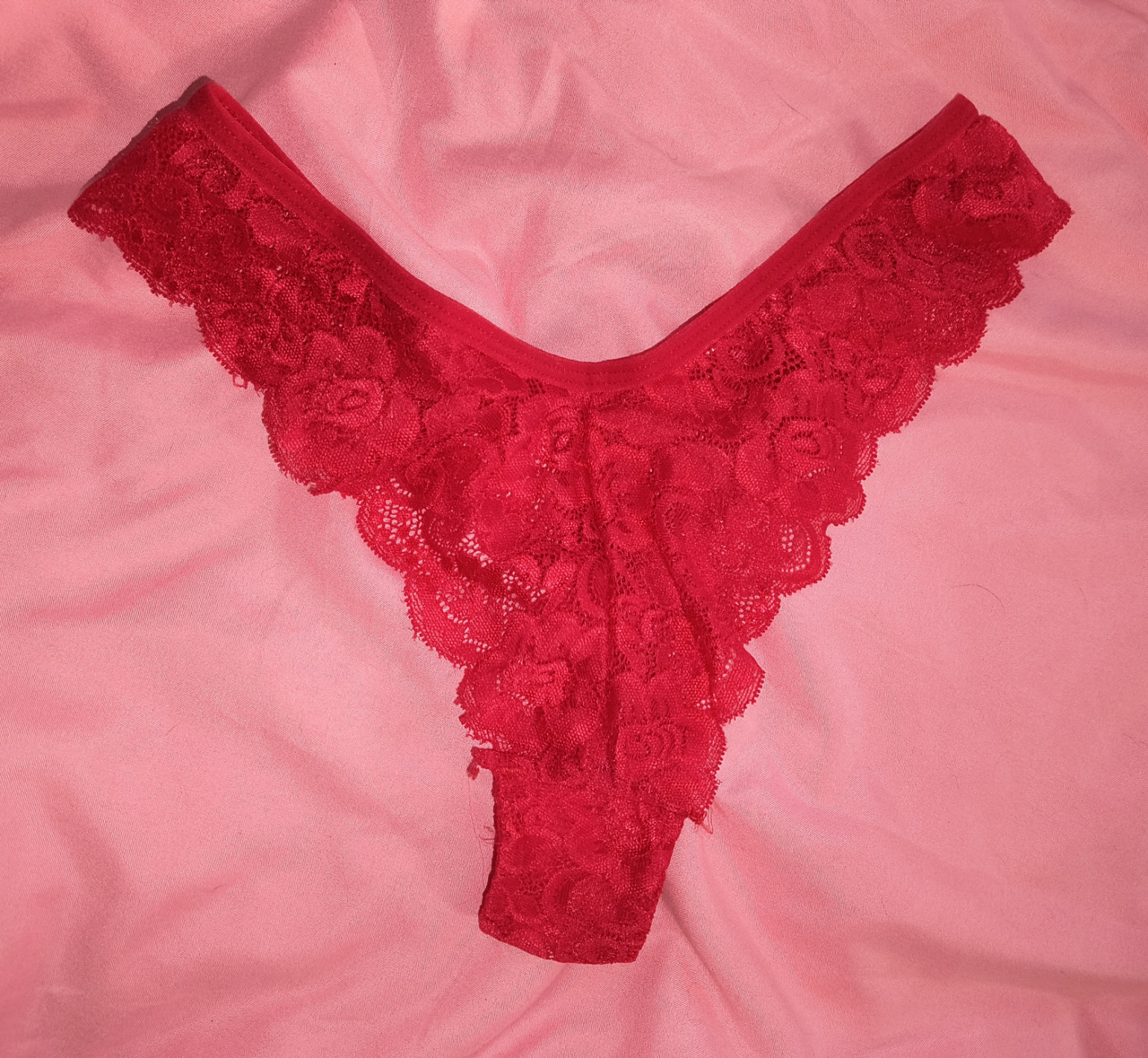 Buy my Red Lace Thong