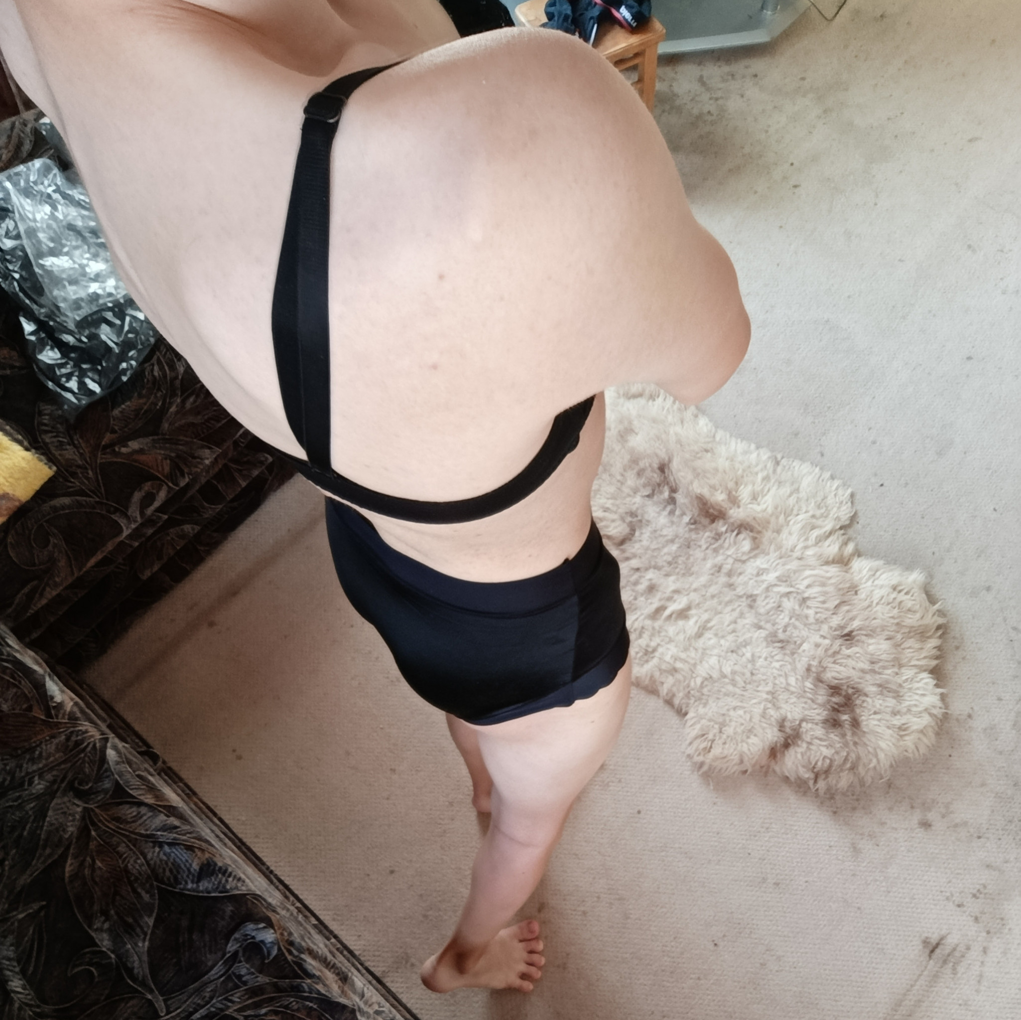 Black Bra And Panties Set