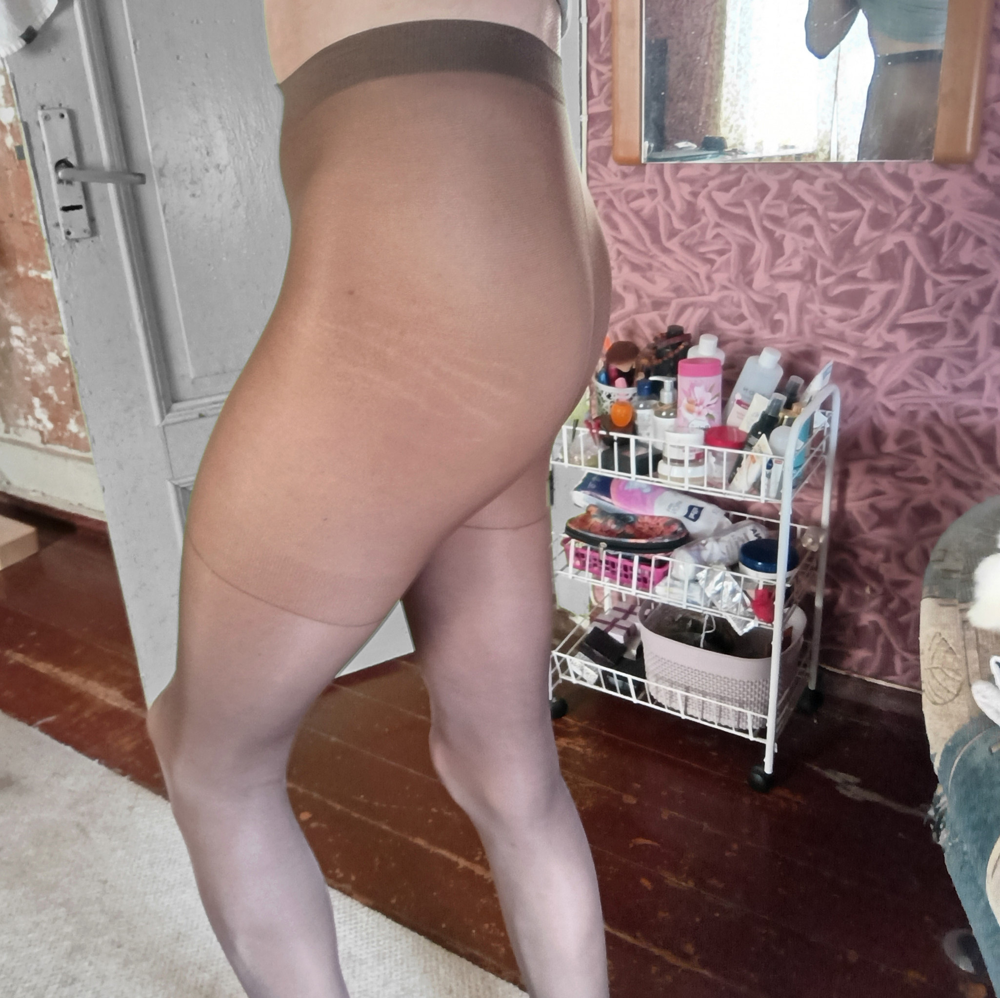 Brown Pantyhose Set