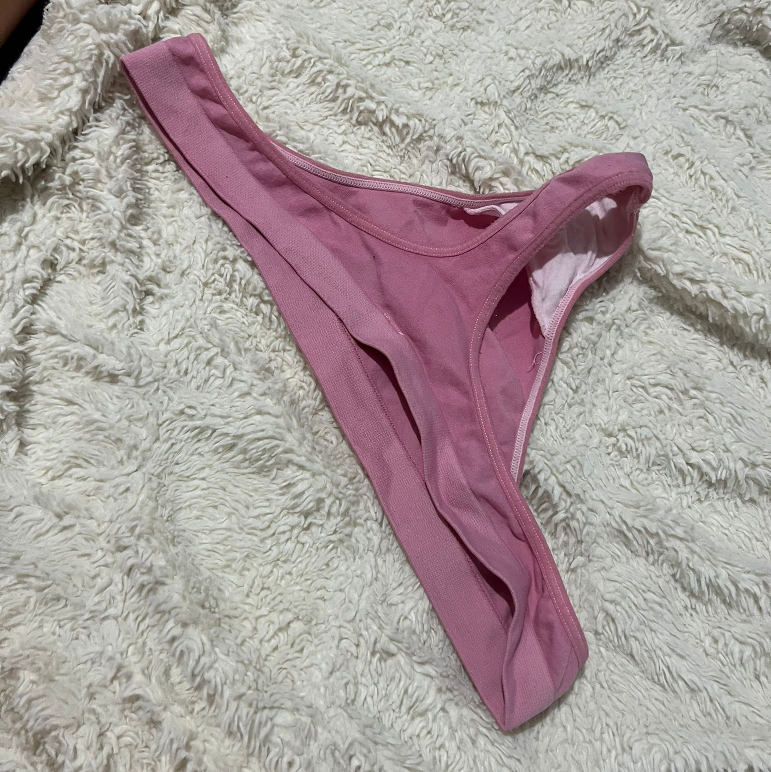 Pink thongs
