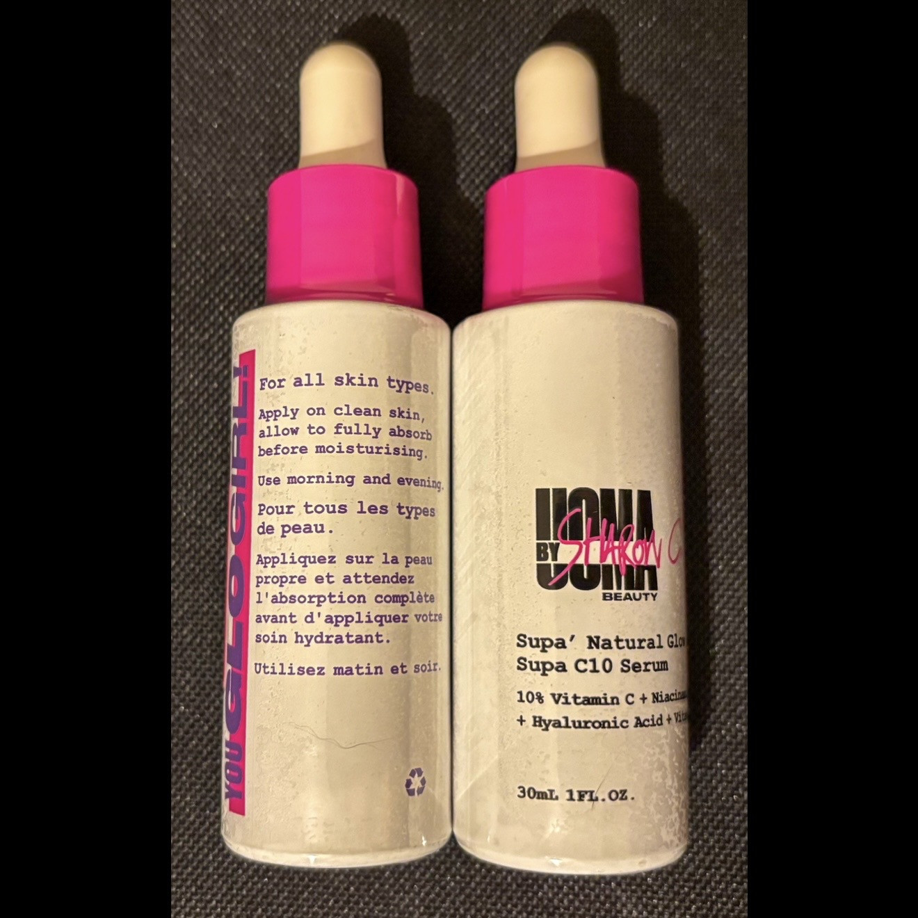 x2 Uoma By Sharon C Supa Natural Glow Serum  Supa C10 1 f