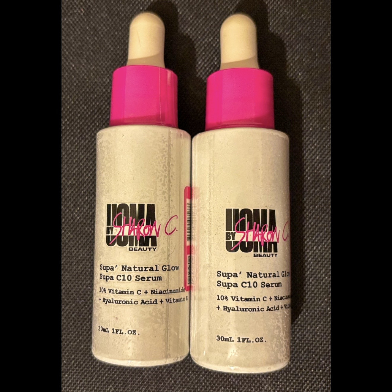 x2 Uoma By Sharon C Supa Natural Glow Serum  Supa C10 1 f