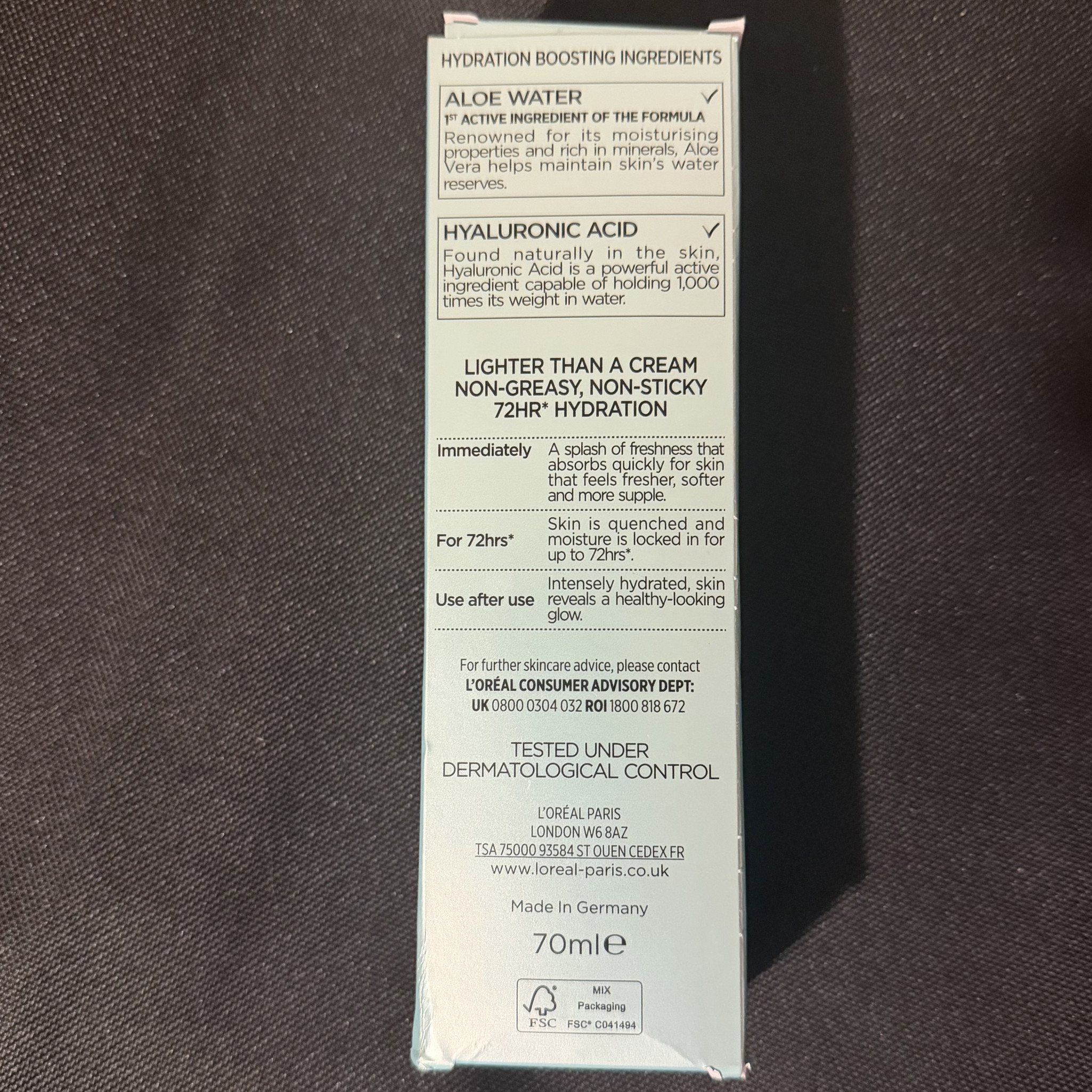 LOréal Paris Hydra Genius Aloe Water 70ml