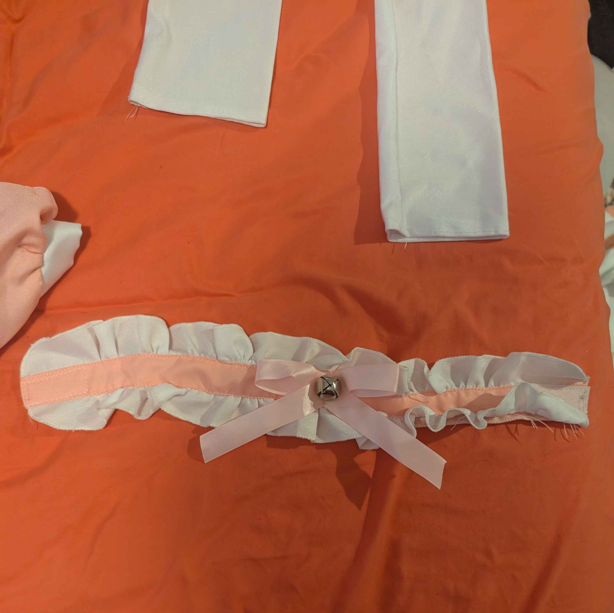 Pink Maid Dress with accessories