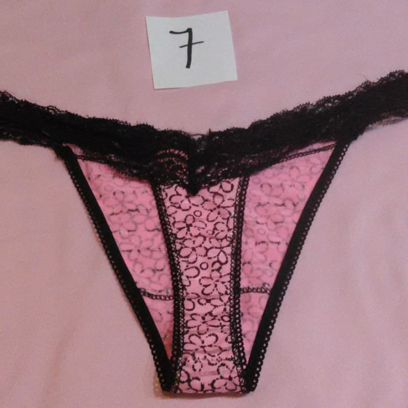 Floral Print Pink Thong