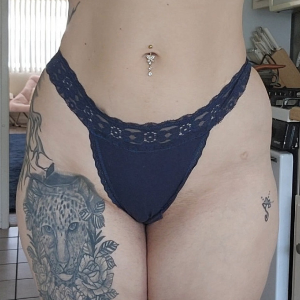 Sexy Lacey Cotton Thongs