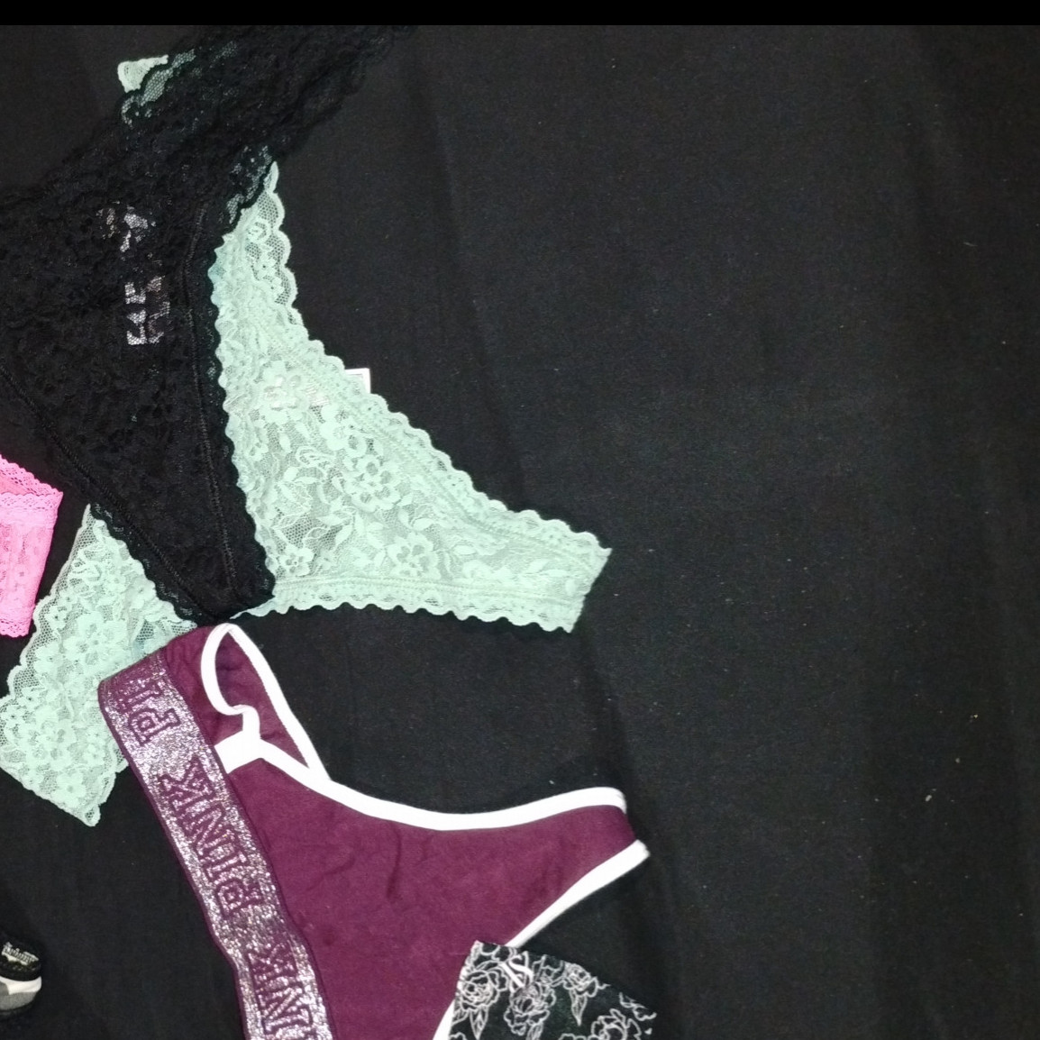 Panties new and  used clean or dirty! Your preference