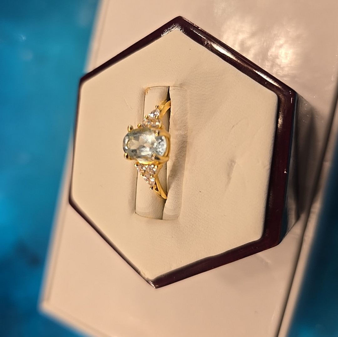 Size 7 S925 Topaz Ring