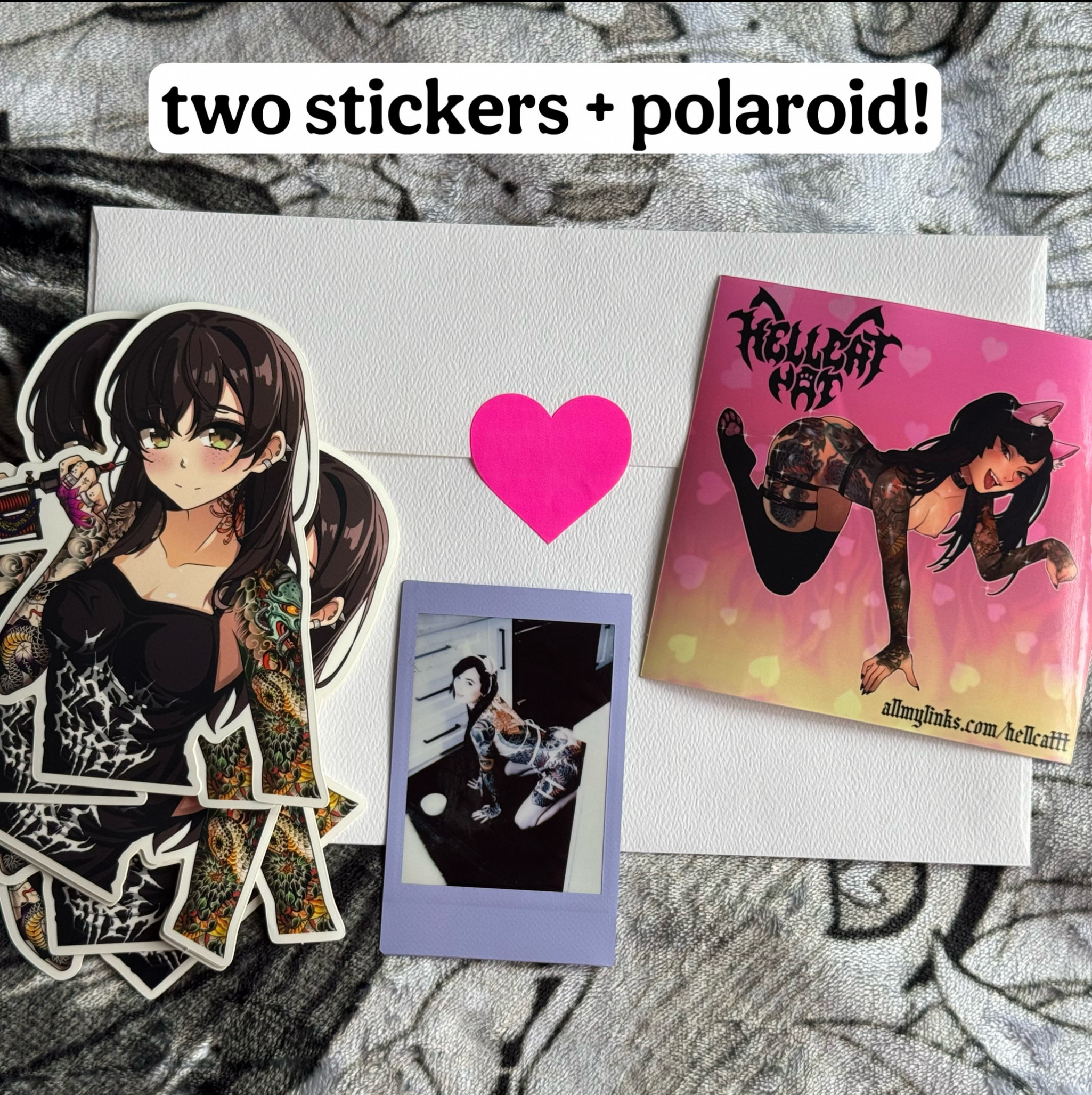 Stickers and Polaroid Package!